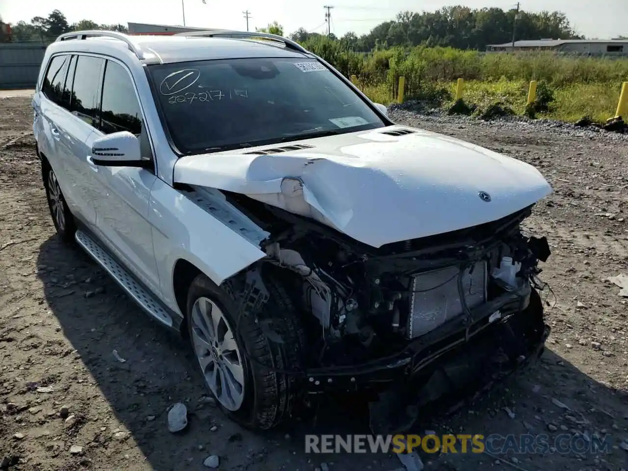 1 Photograph of a damaged car 4JGDF6EE4KB227217 MERCEDES-BENZ GLS-CLASS 2019