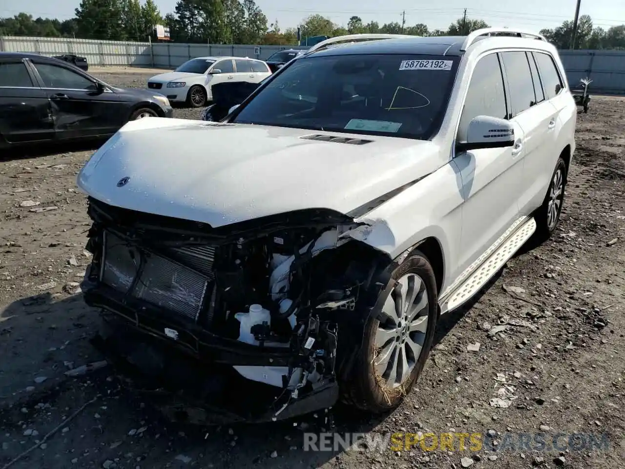 2 Photograph of a damaged car 4JGDF6EE4KB227217 MERCEDES-BENZ GLS-CLASS 2019