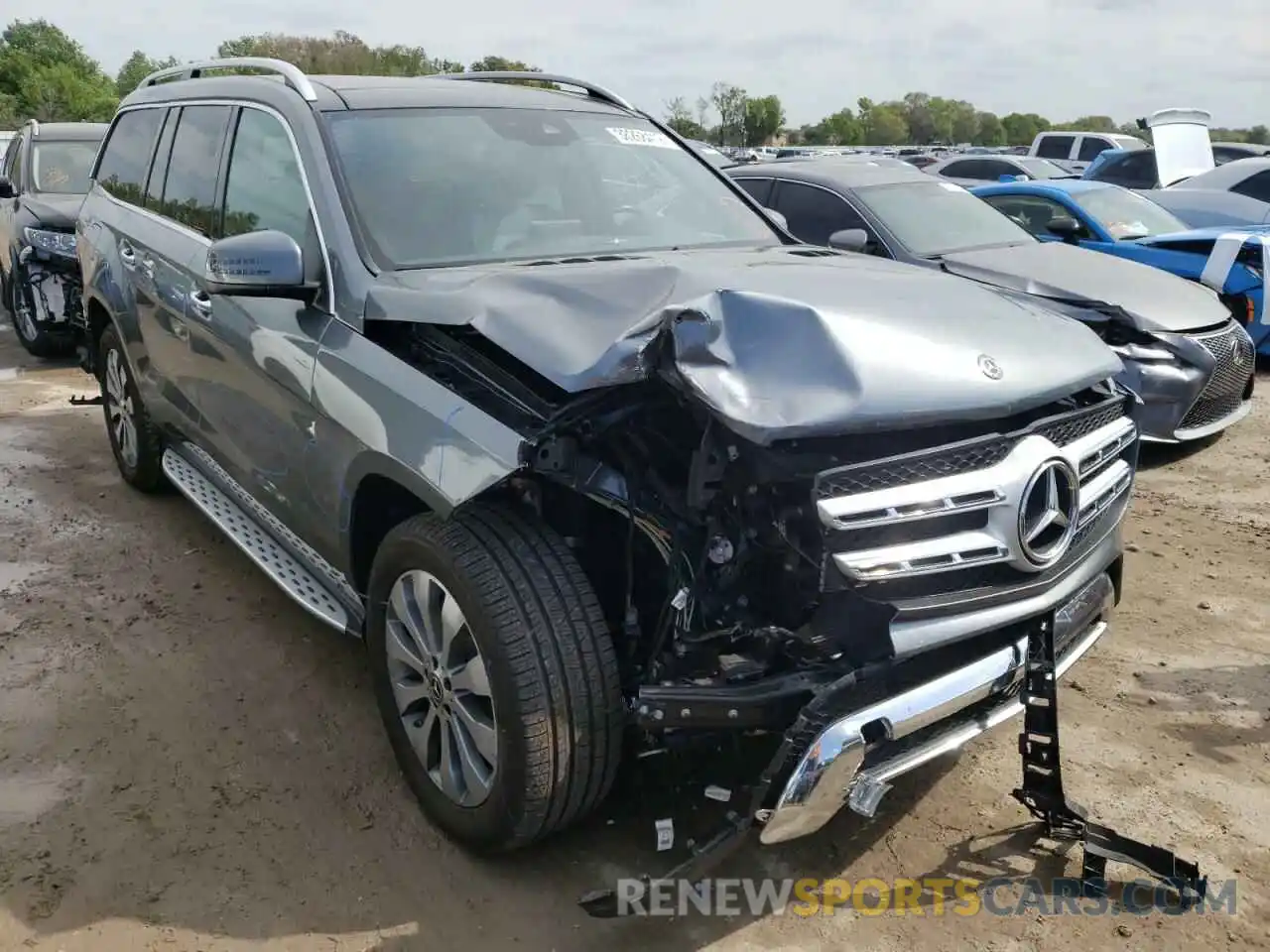 1 Photograph of a damaged car 4JGDF6EE4KB227220 MERCEDES-BENZ GLS-CLASS 2019