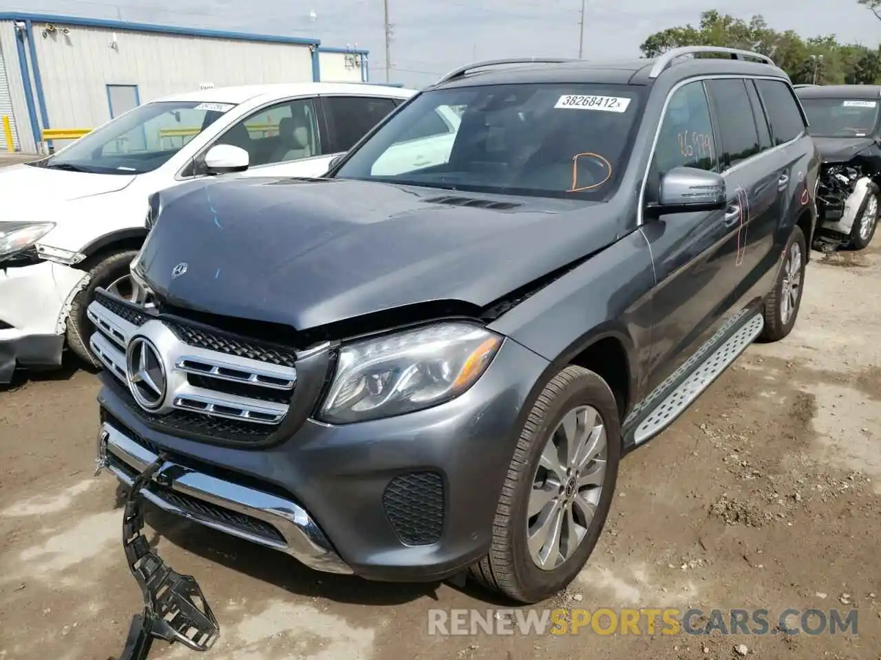 2 Photograph of a damaged car 4JGDF6EE4KB227220 MERCEDES-BENZ GLS-CLASS 2019