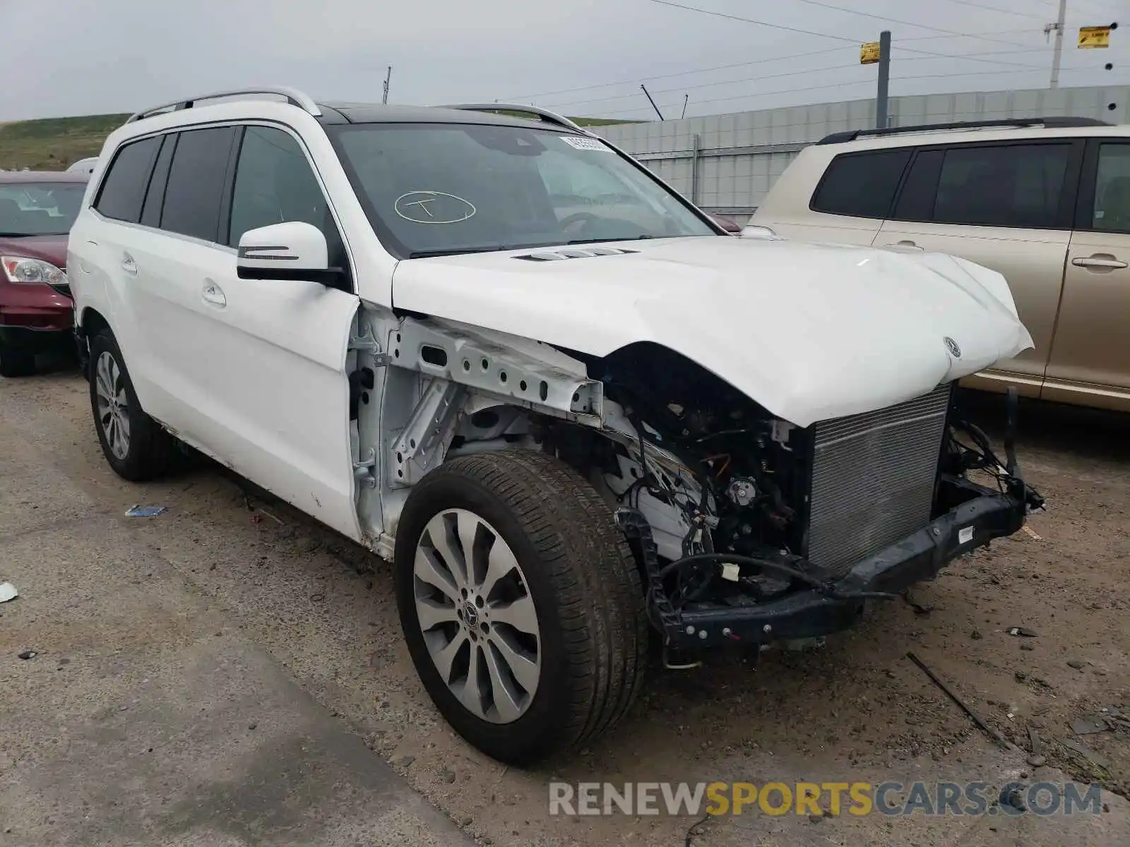 1 Photograph of a damaged car 4JGDF6EE4KB228108 MERCEDES-BENZ GLS-CLASS 2019