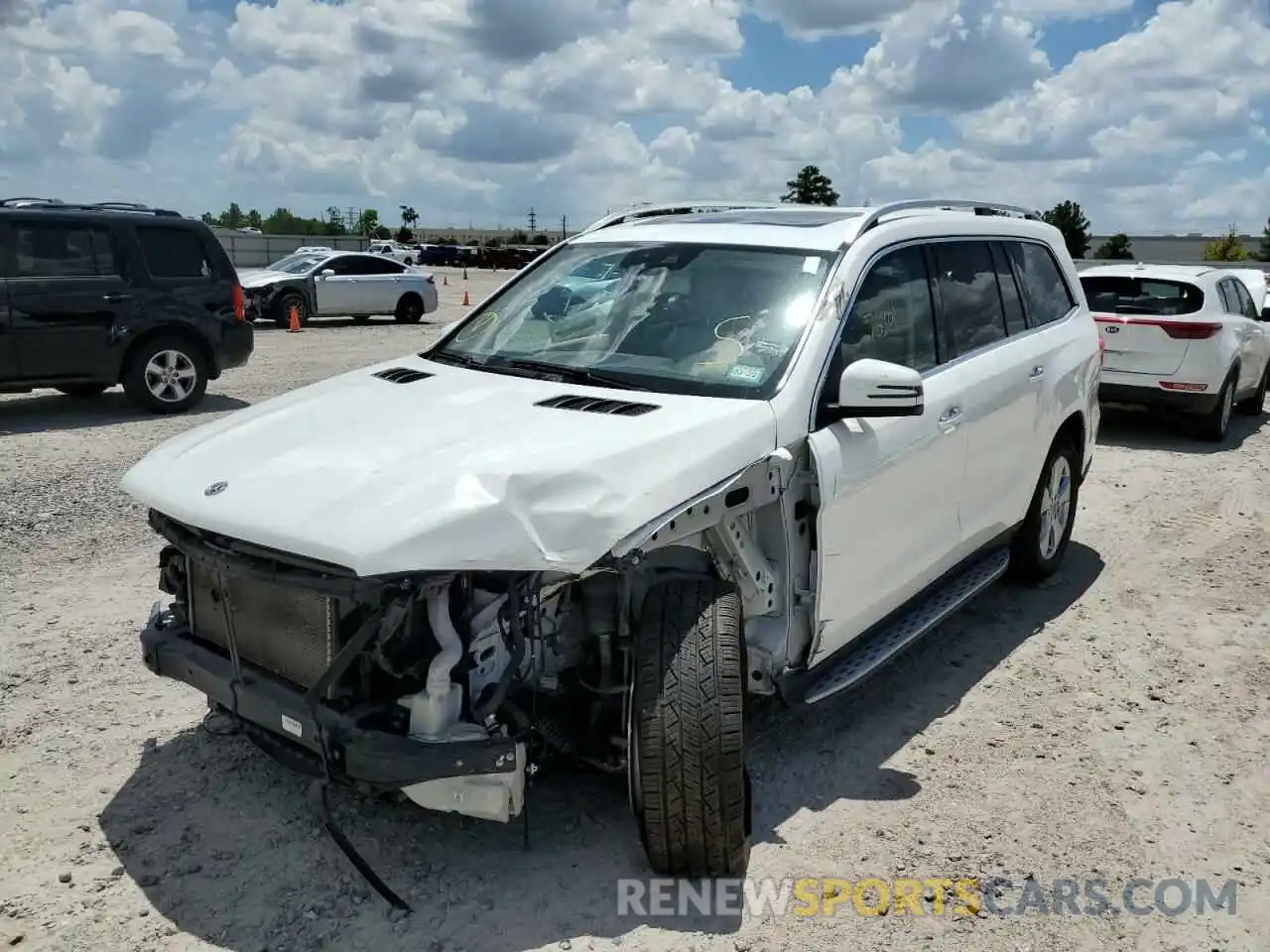 2 Photograph of a damaged car 4JGDF6EE4KB230571 MERCEDES-BENZ GLS-CLASS 2019