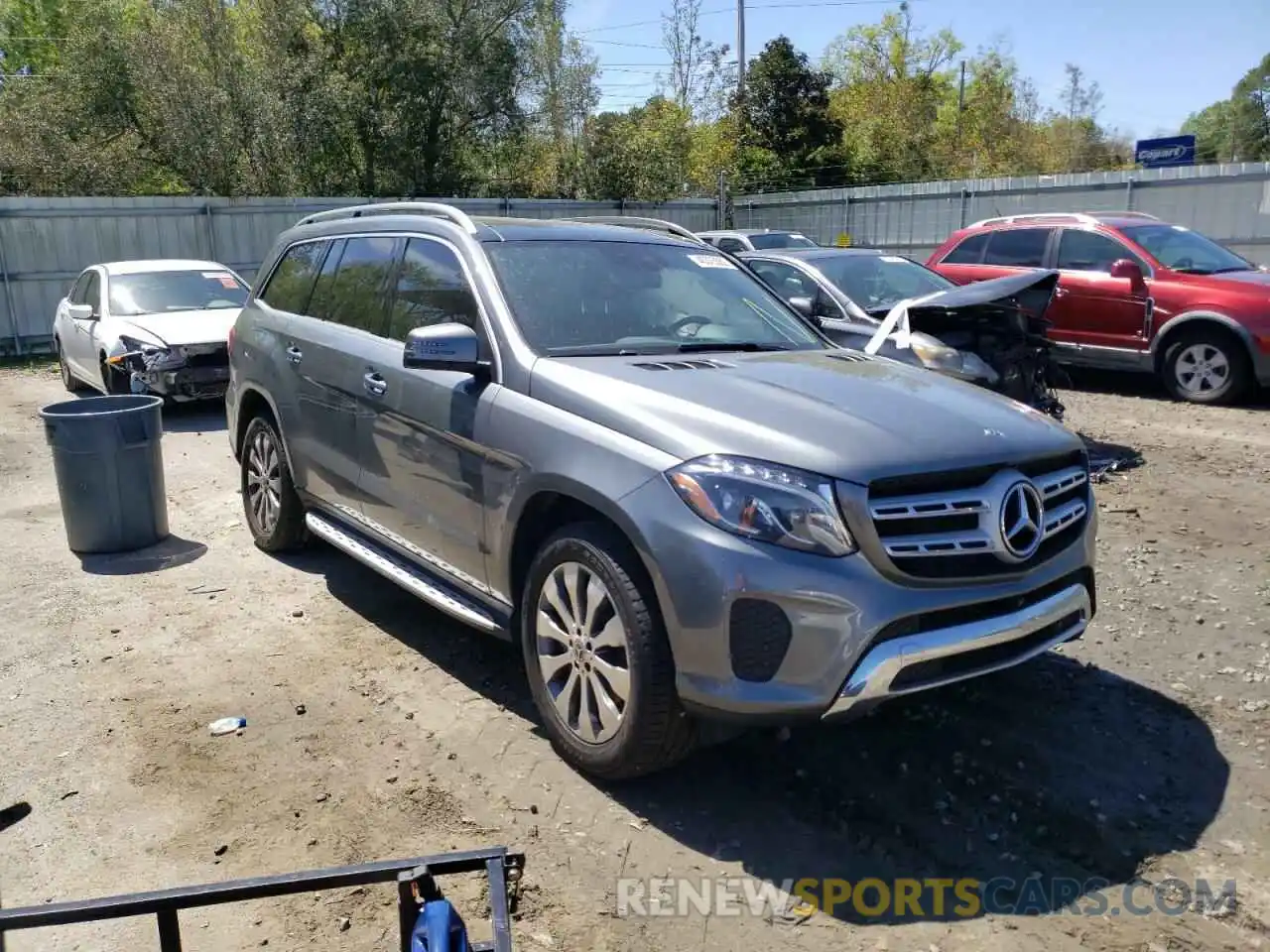 1 Photograph of a damaged car 4JGDF6EE4KB239707 MERCEDES-BENZ GLS-CLASS 2019