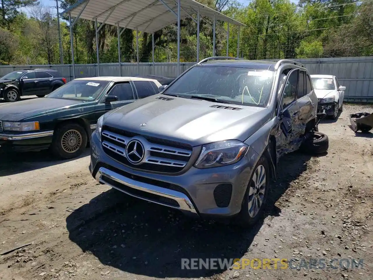 2 Photograph of a damaged car 4JGDF6EE4KB239707 MERCEDES-BENZ GLS-CLASS 2019