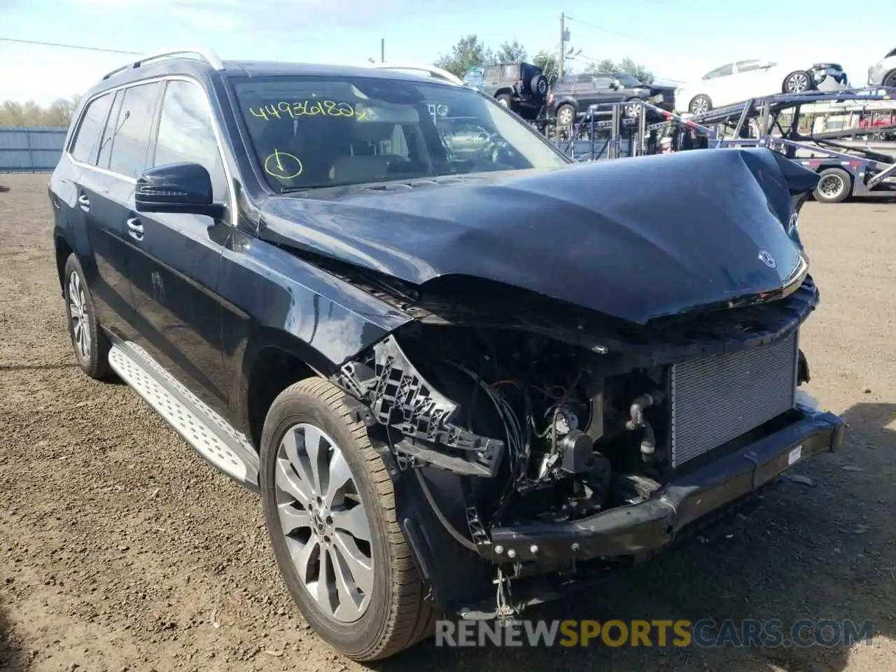 1 Photograph of a damaged car 4JGDF6EE5KB231843 MERCEDES-BENZ GLS-CLASS 2019