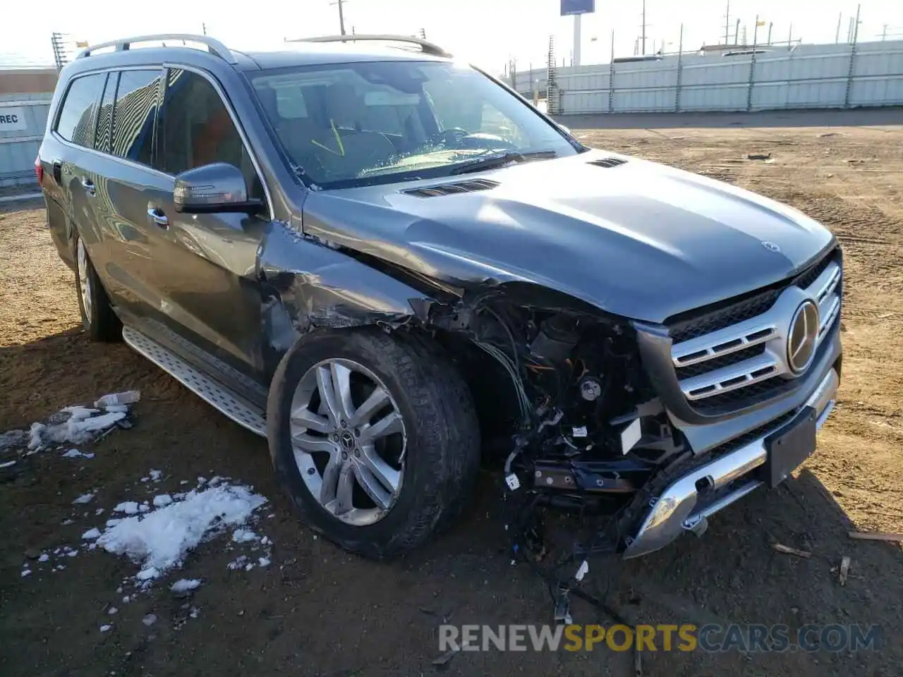 1 Photograph of a damaged car 4JGDF6EE5KB234841 MERCEDES-BENZ GLS-CLASS 2019