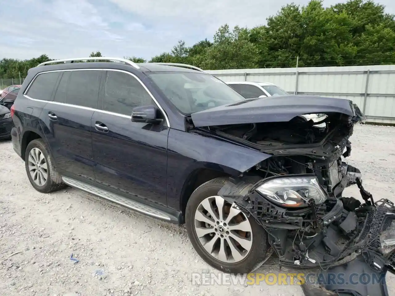 1 Photograph of a damaged car 4JGDF6EE5KB238971 MERCEDES-BENZ GLS-CLASS 2019