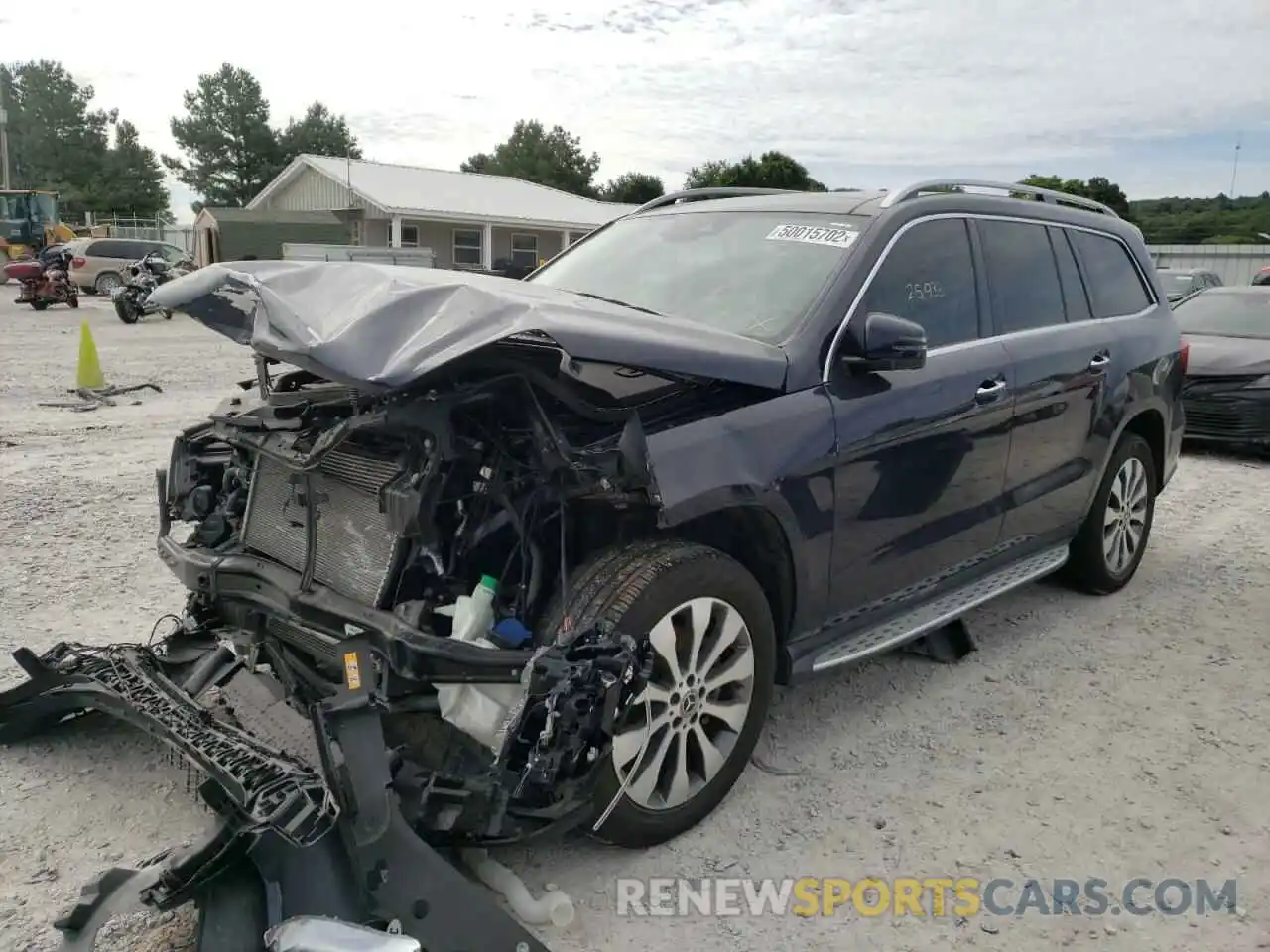 2 Photograph of a damaged car 4JGDF6EE5KB238971 MERCEDES-BENZ GLS-CLASS 2019