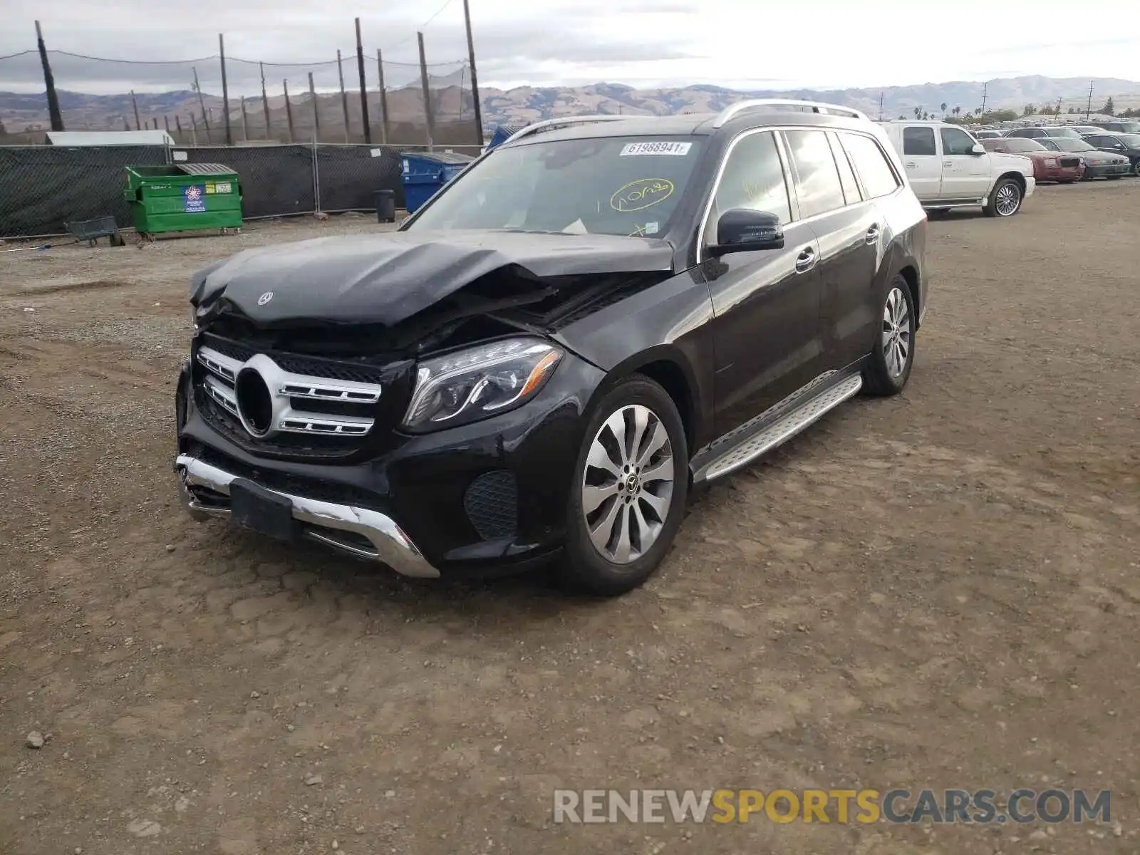 2 Photograph of a damaged car 4JGDF6EE6KB220768 MERCEDES-BENZ GLS-CLASS 2019