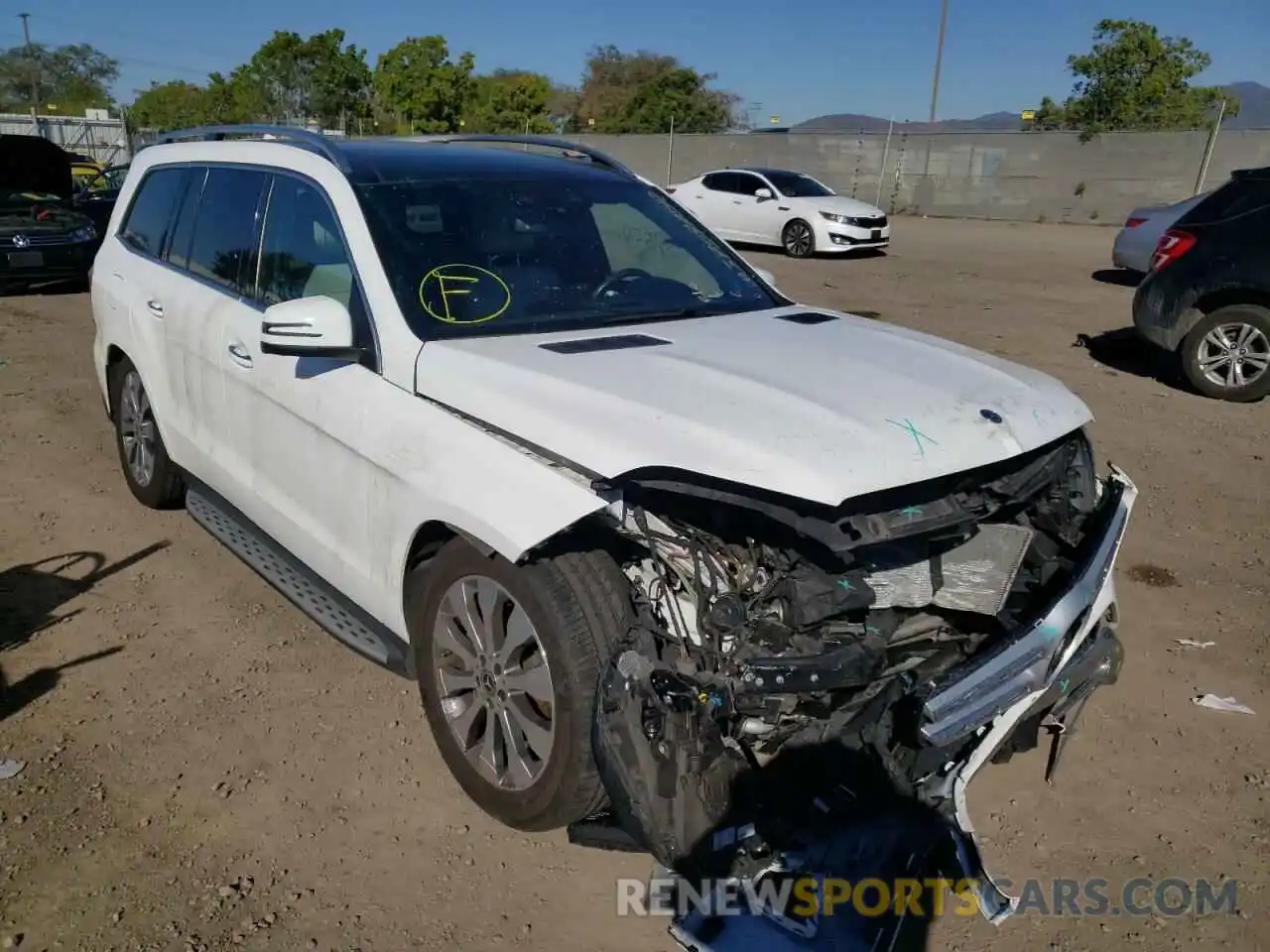 1 Photograph of a damaged car 4JGDF6EE7KB207527 MERCEDES-BENZ GLS-CLASS 2019