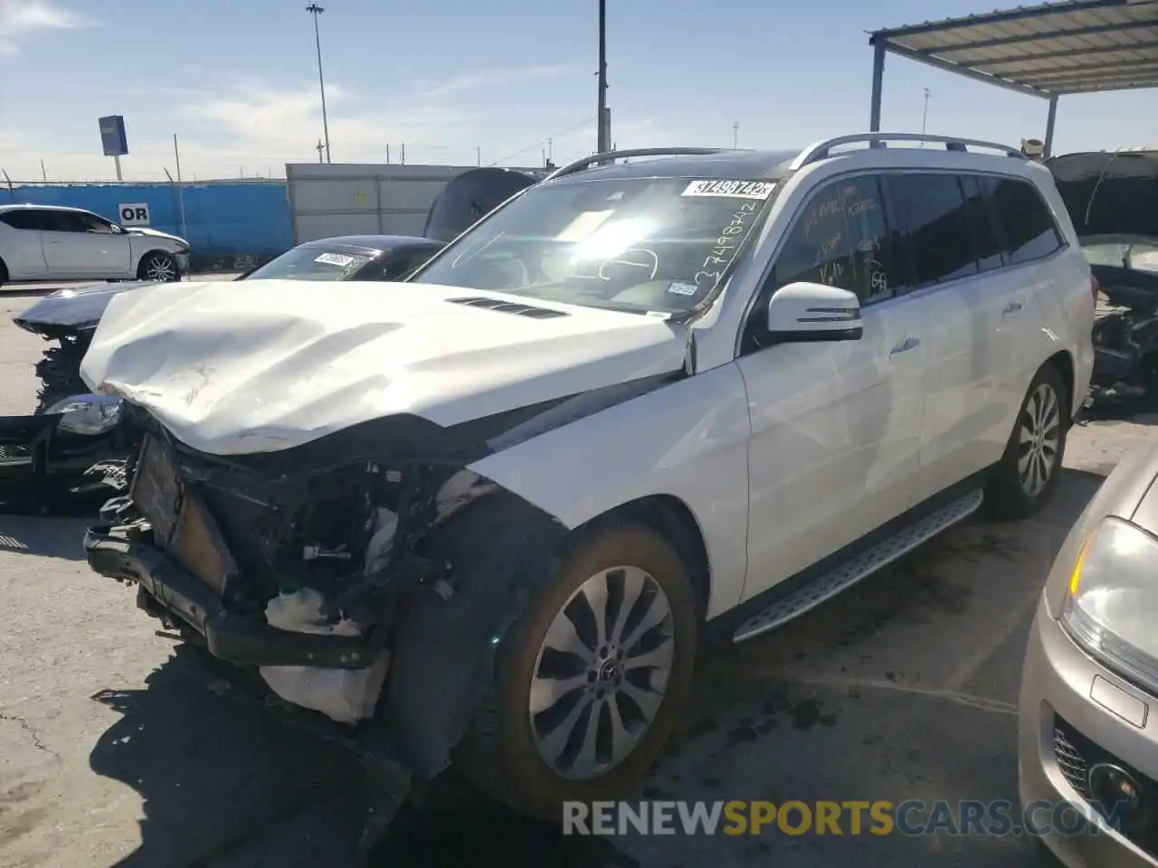 2 Photograph of a damaged car 4JGDF6EE7KB211190 MERCEDES-BENZ GLS-CLASS 2019