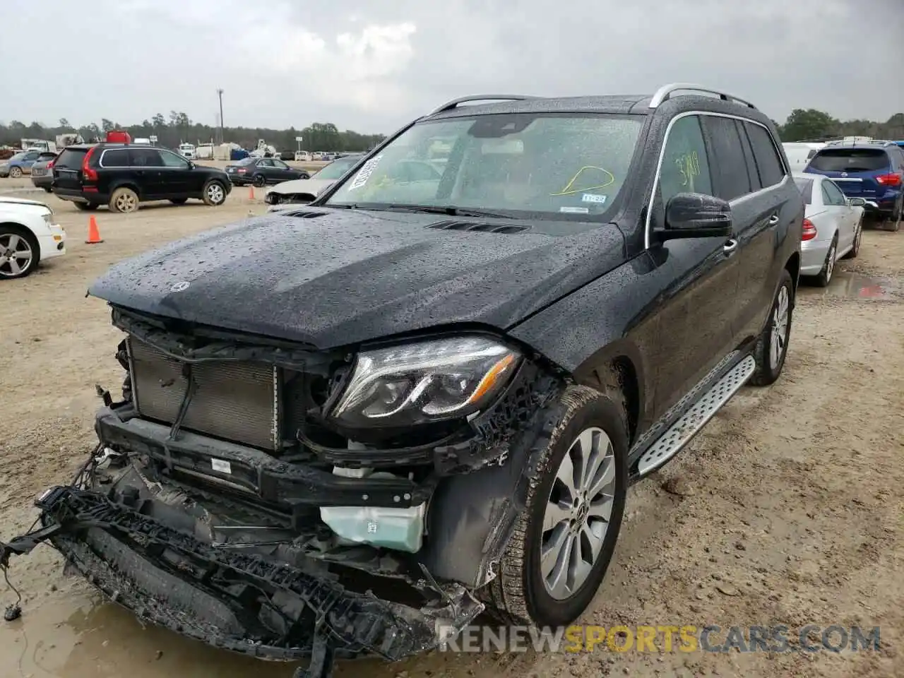 2 Photograph of a damaged car 4JGDF6EE7KB225901 MERCEDES-BENZ GLS-CLASS 2019