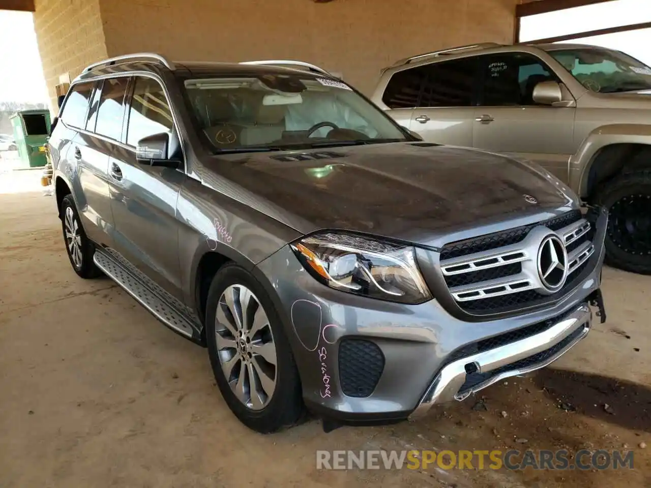 1 Photograph of a damaged car 4JGDF6EE7KB228152 MERCEDES-BENZ GLS-CLASS 2019