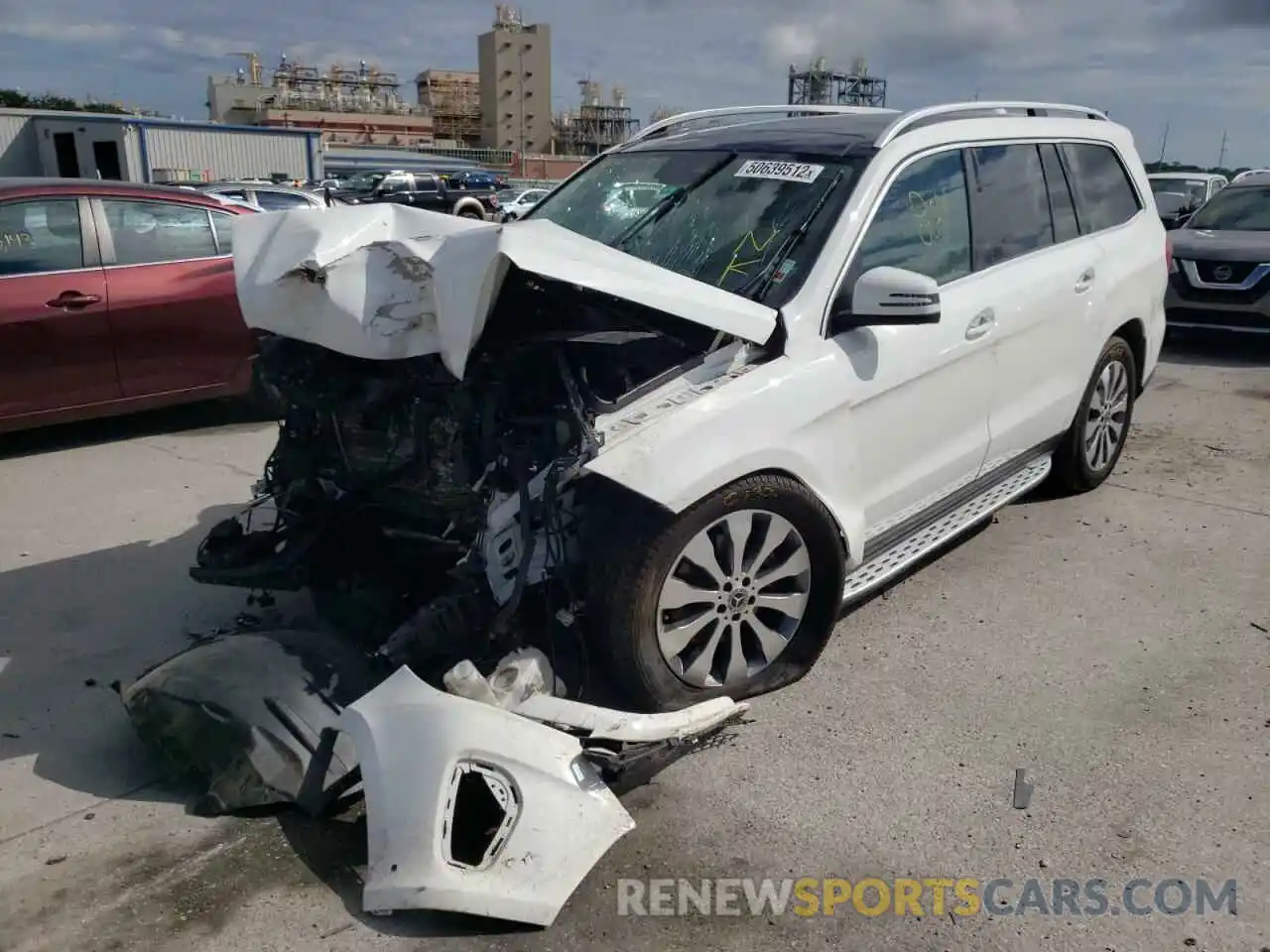 2 Photograph of a damaged car 4JGDF6EE7KB233206 MERCEDES-BENZ GLS-CLASS 2019