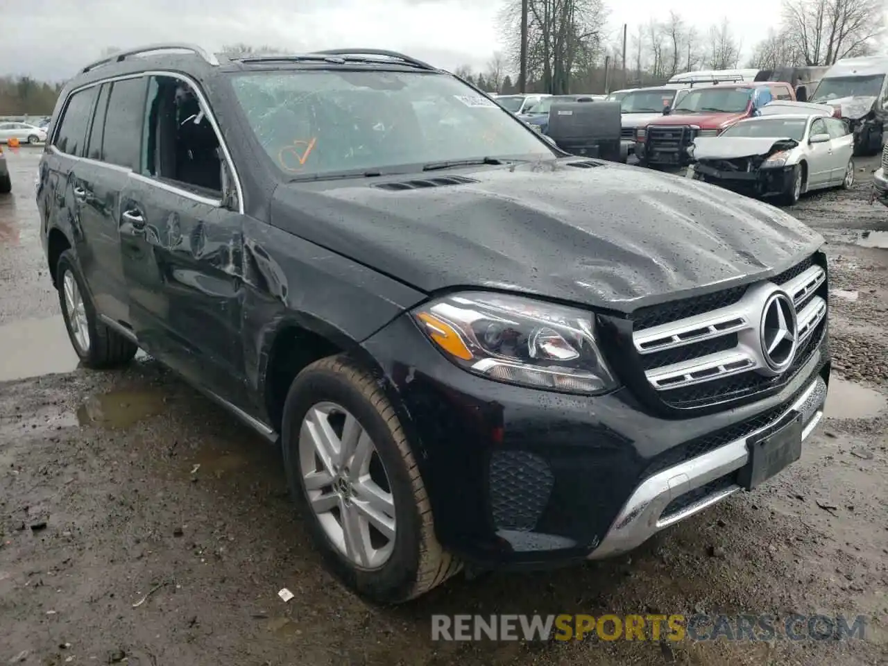 1 Photograph of a damaged car 4JGDF6EE7KB233318 MERCEDES-BENZ GLS-CLASS 2019