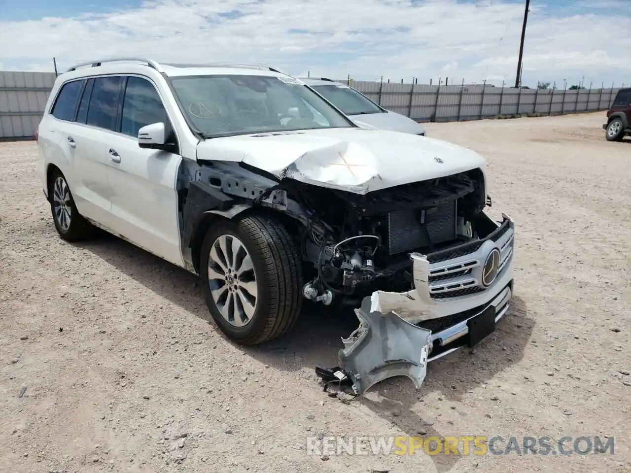 1 Photograph of a damaged car 4JGDF6EE8KB191323 MERCEDES-BENZ GLS-CLASS 2019