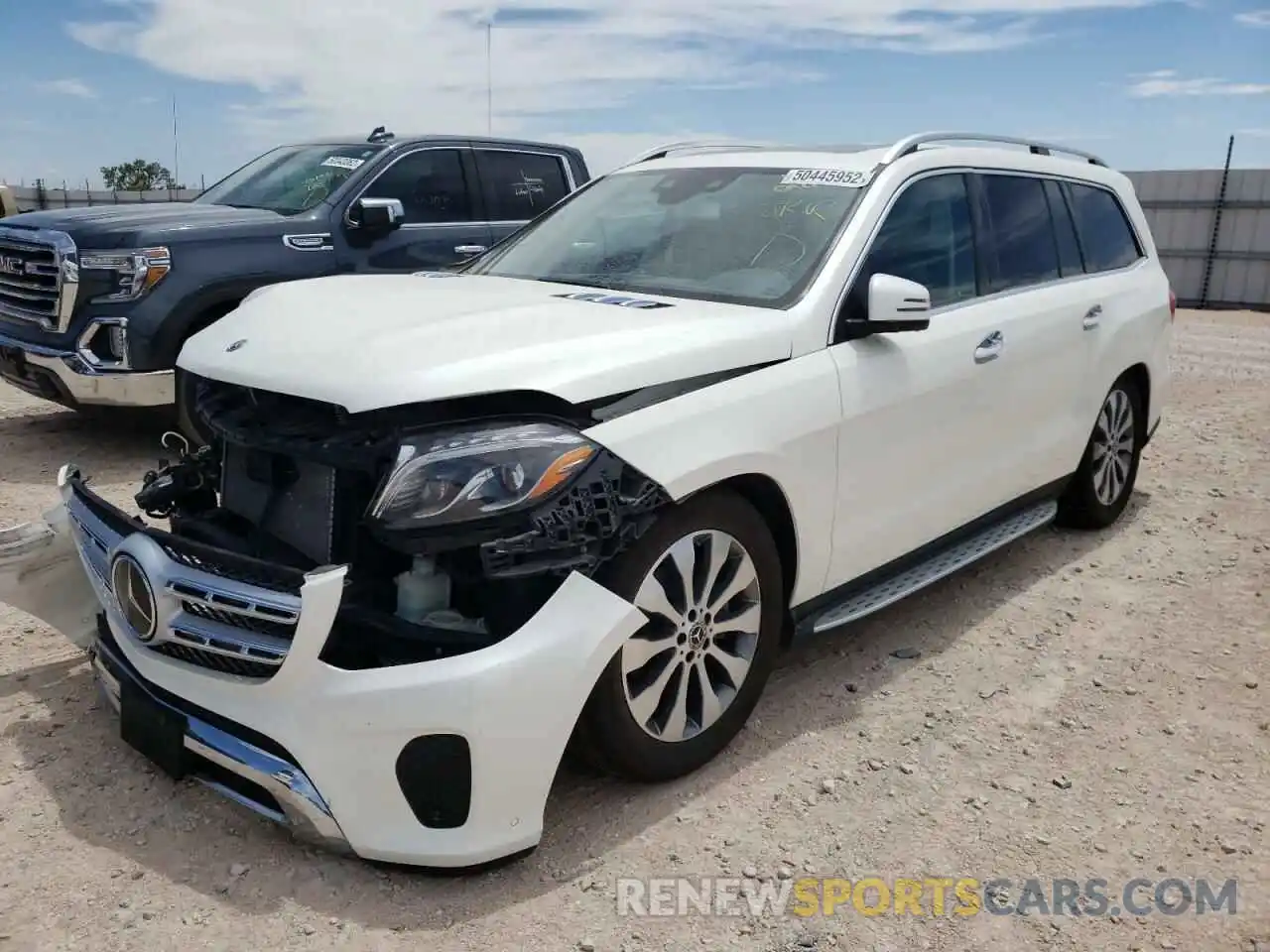 2 Photograph of a damaged car 4JGDF6EE8KB191323 MERCEDES-BENZ GLS-CLASS 2019