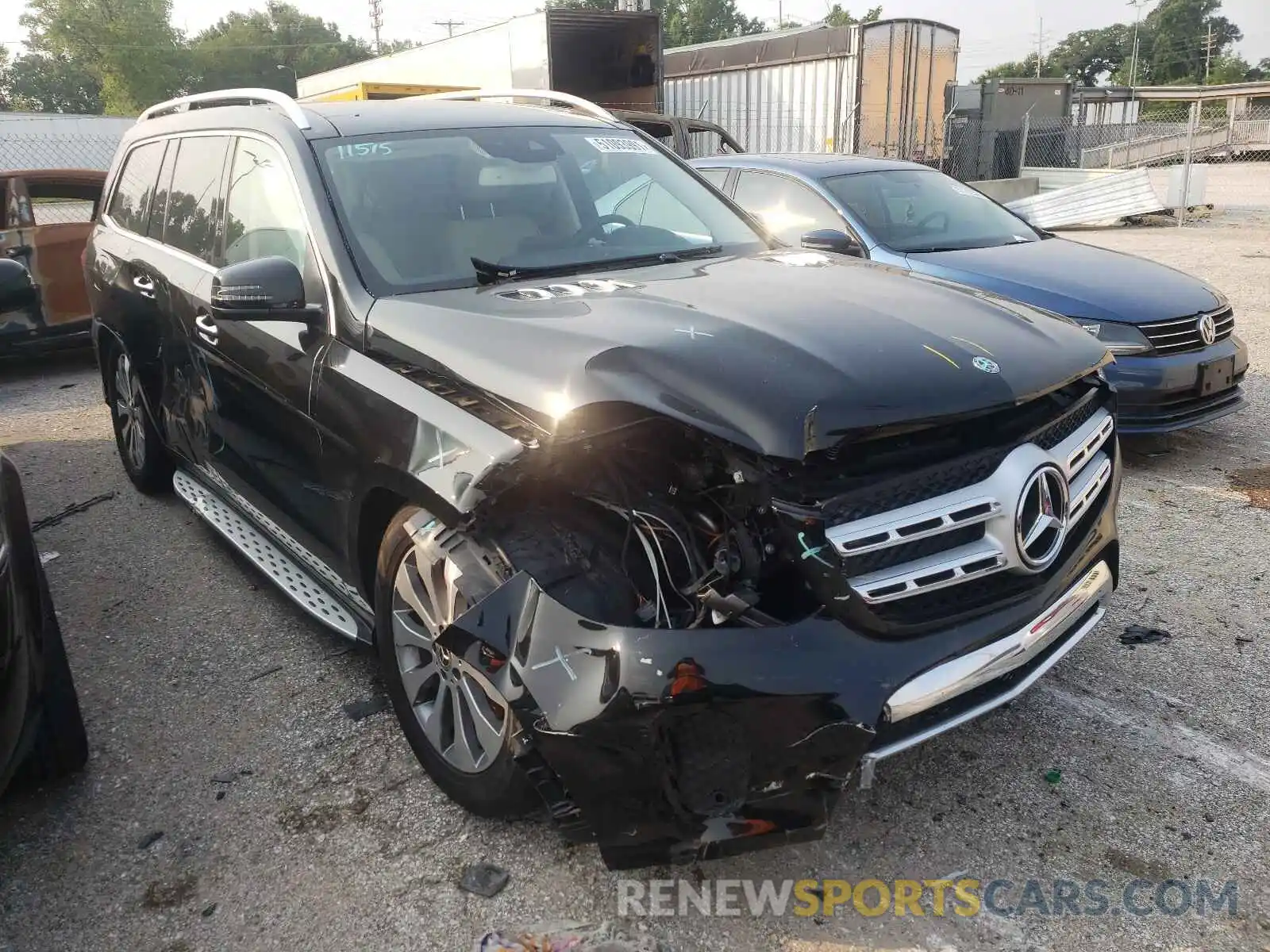 1 Photograph of a damaged car 4JGDF6EE8KB210081 MERCEDES-BENZ GLS-CLASS 2019