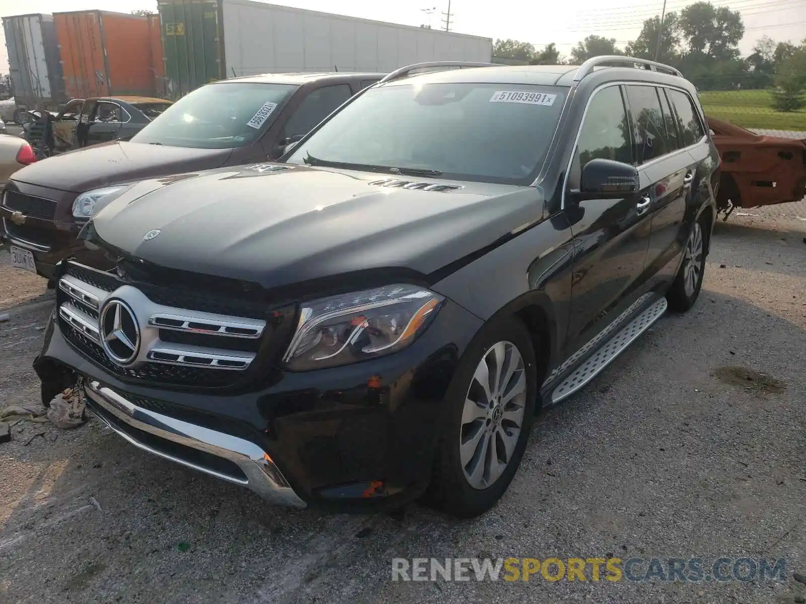 2 Photograph of a damaged car 4JGDF6EE8KB210081 MERCEDES-BENZ GLS-CLASS 2019