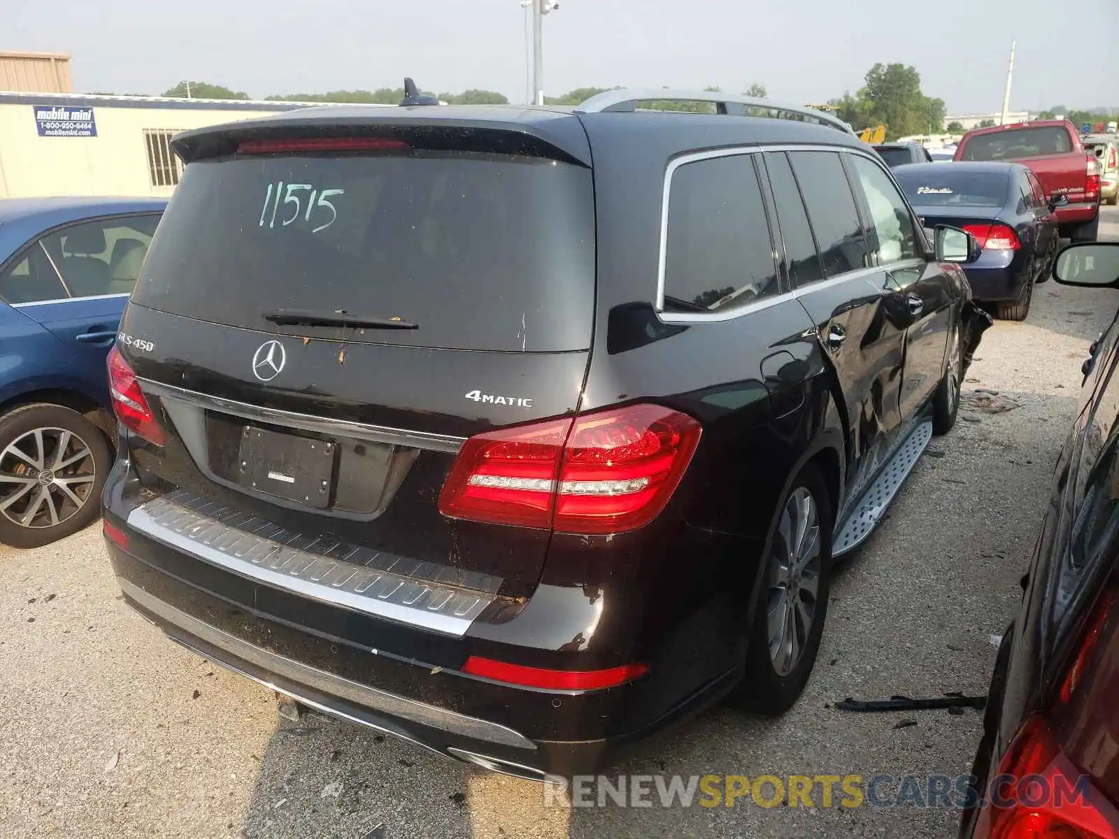 4 Photograph of a damaged car 4JGDF6EE8KB210081 MERCEDES-BENZ GLS-CLASS 2019