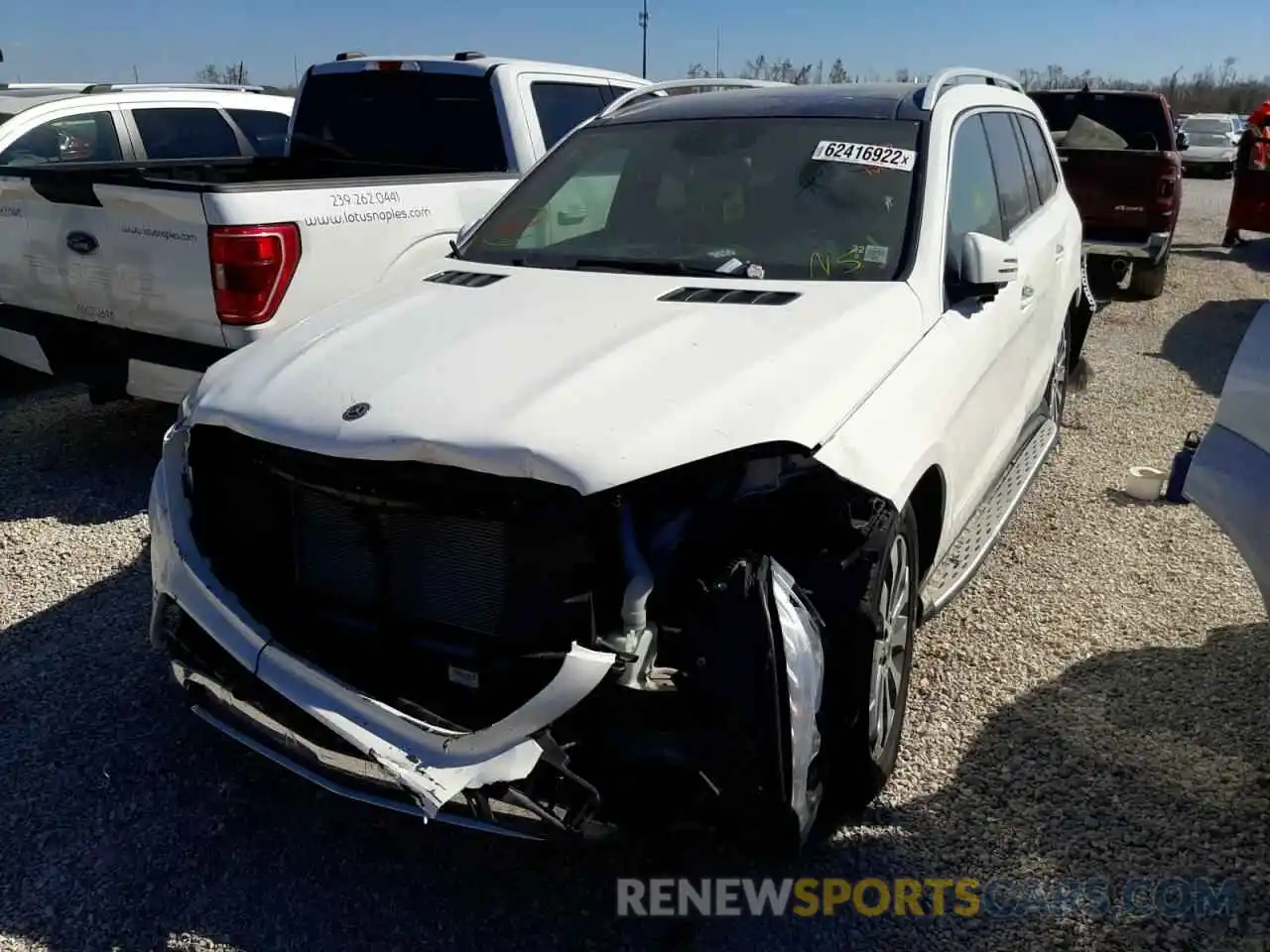 2 Photograph of a damaged car 4JGDF6EE8KB221114 MERCEDES-BENZ GLS-CLASS 2019