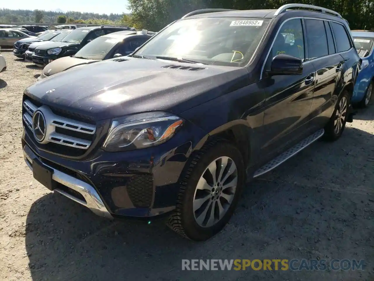 2 Photograph of a damaged car 4JGDF6EE8KB229987 MERCEDES-BENZ GLS-CLASS 2019