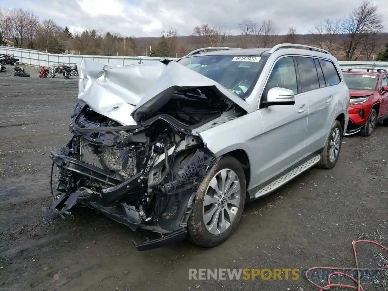 2 Photograph of a damaged car 4JGDF6EE8KB230847 MERCEDES-BENZ GLS-CLASS 2019