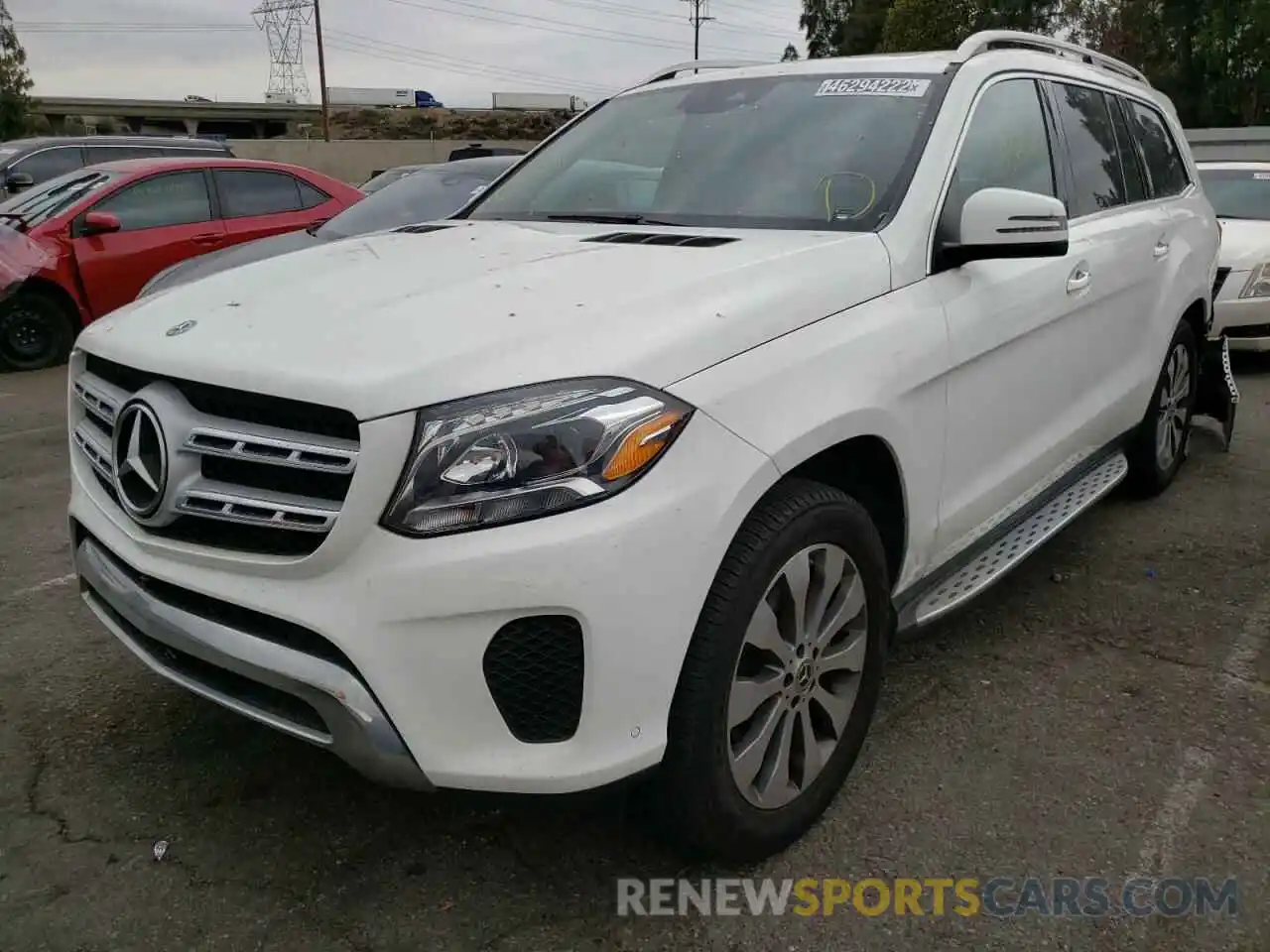 2 Photograph of a damaged car 4JGDF6EE8KB234753 MERCEDES-BENZ GLS-CLASS 2019