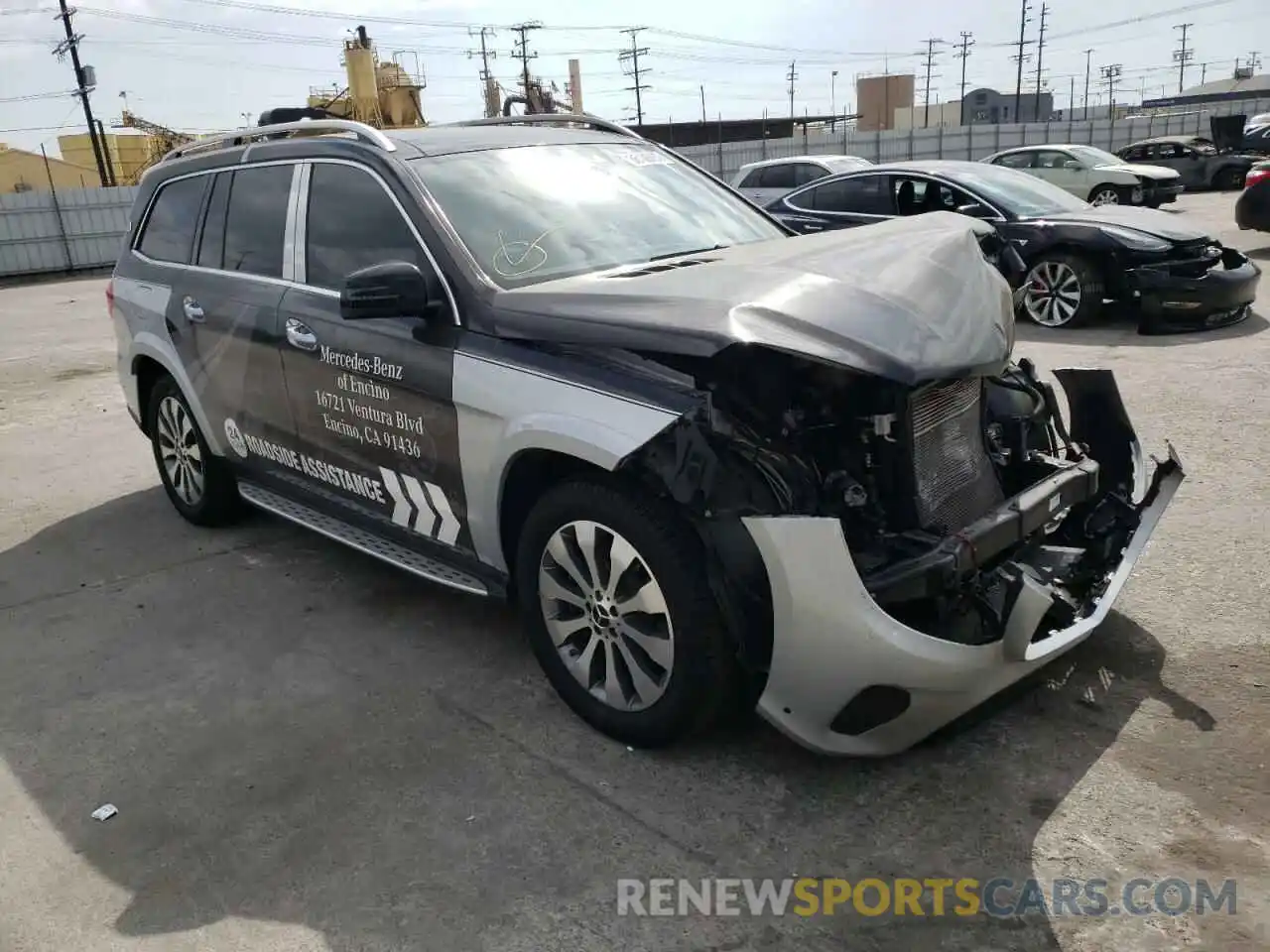 1 Photograph of a damaged car 4JGDF6EE8KB238401 MERCEDES-BENZ GLS-CLASS 2019