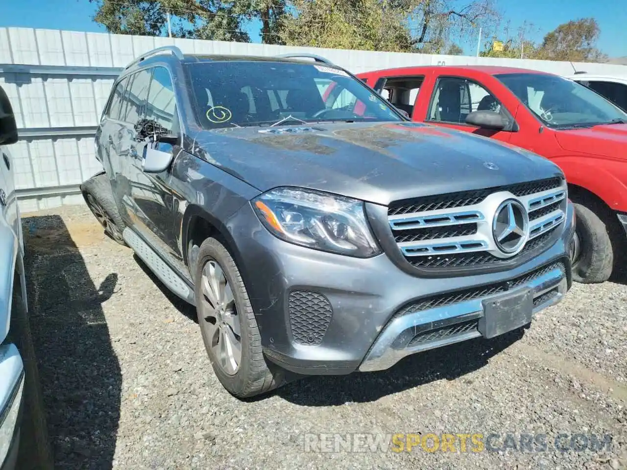 1 Photograph of a damaged car 4JGDF6EE8KB238589 MERCEDES-BENZ GLS-CLASS 2019