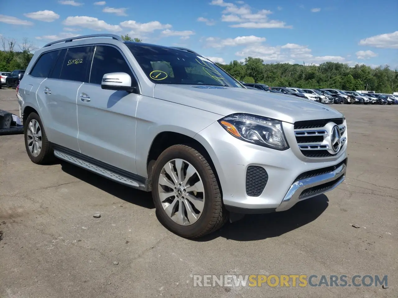 1 Photograph of a damaged car 4JGDF6EEXKB198225 MERCEDES-BENZ GLS-CLASS 2019