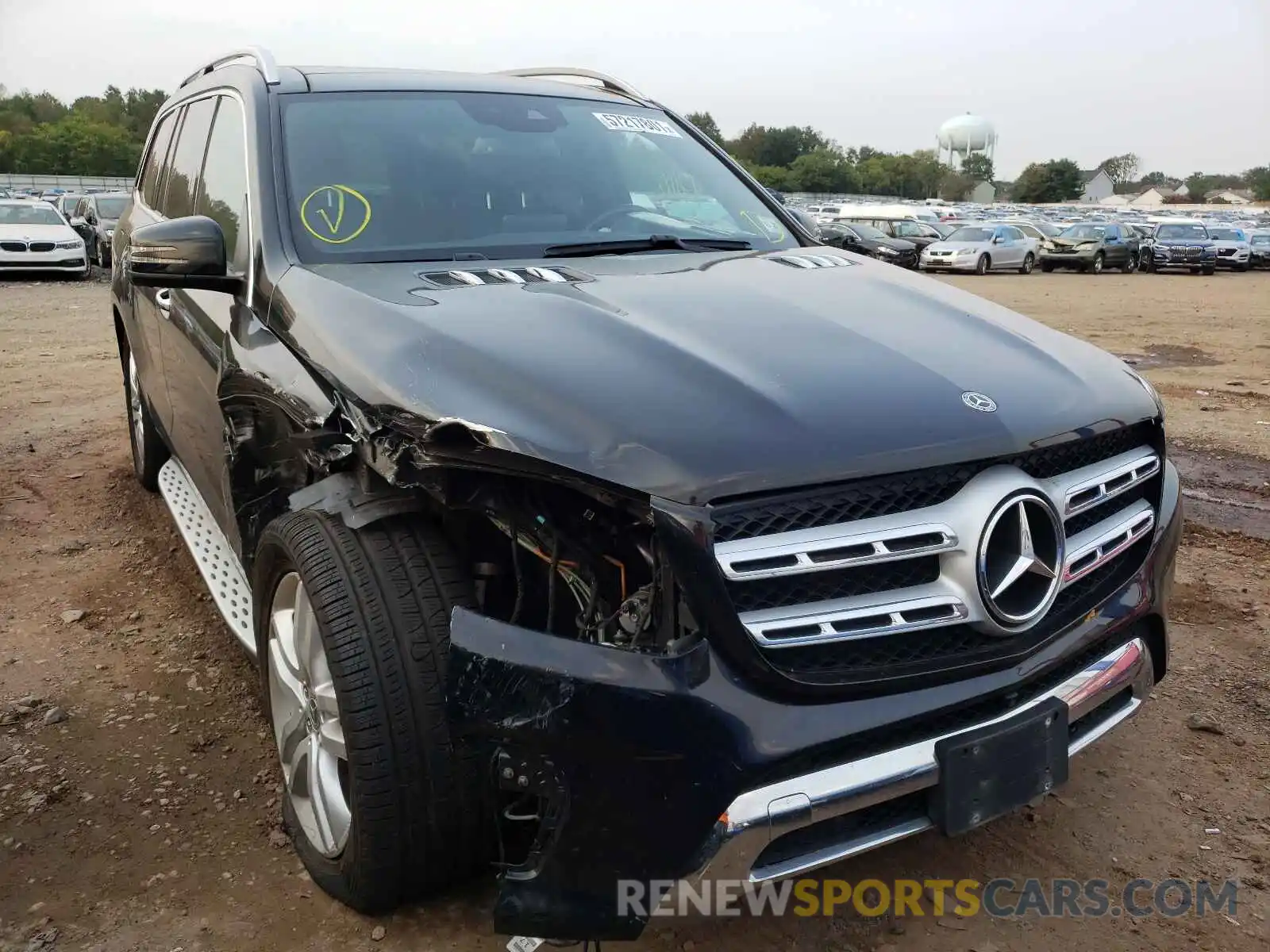 1 Photograph of a damaged car 4JGDF6EEXKB225956 MERCEDES-BENZ GLS-CLASS 2019