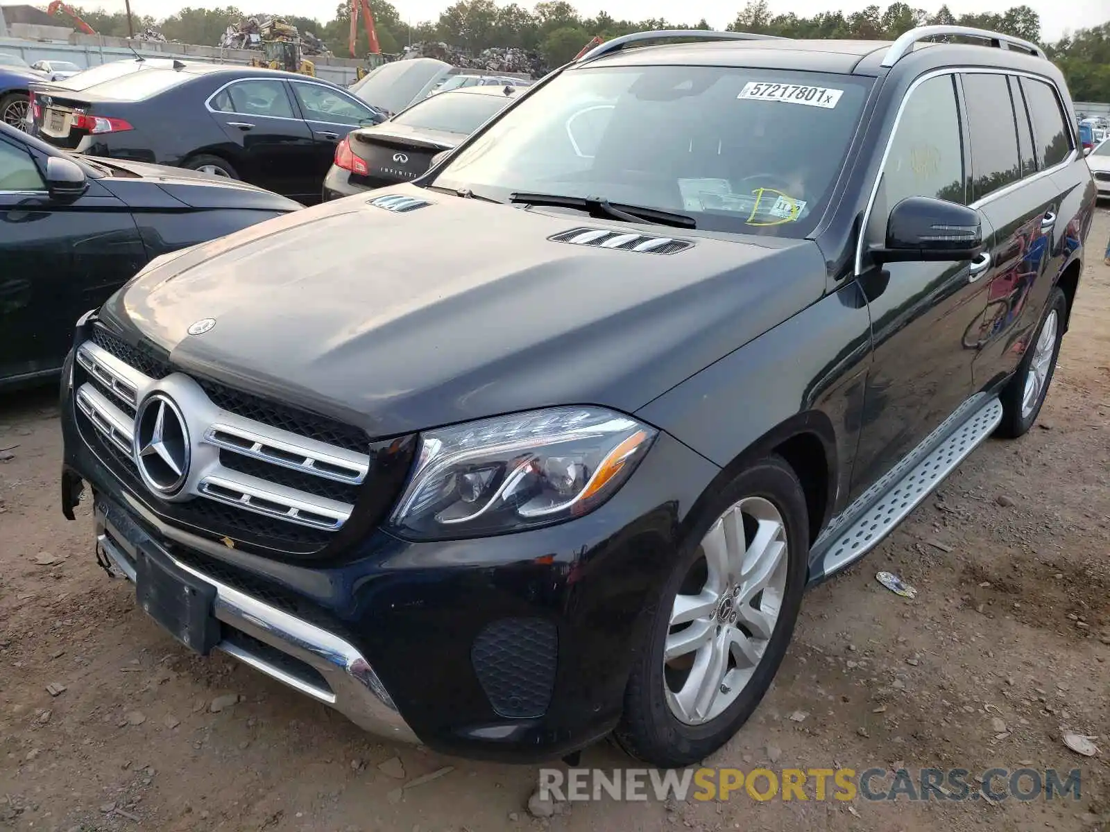 2 Photograph of a damaged car 4JGDF6EEXKB225956 MERCEDES-BENZ GLS-CLASS 2019