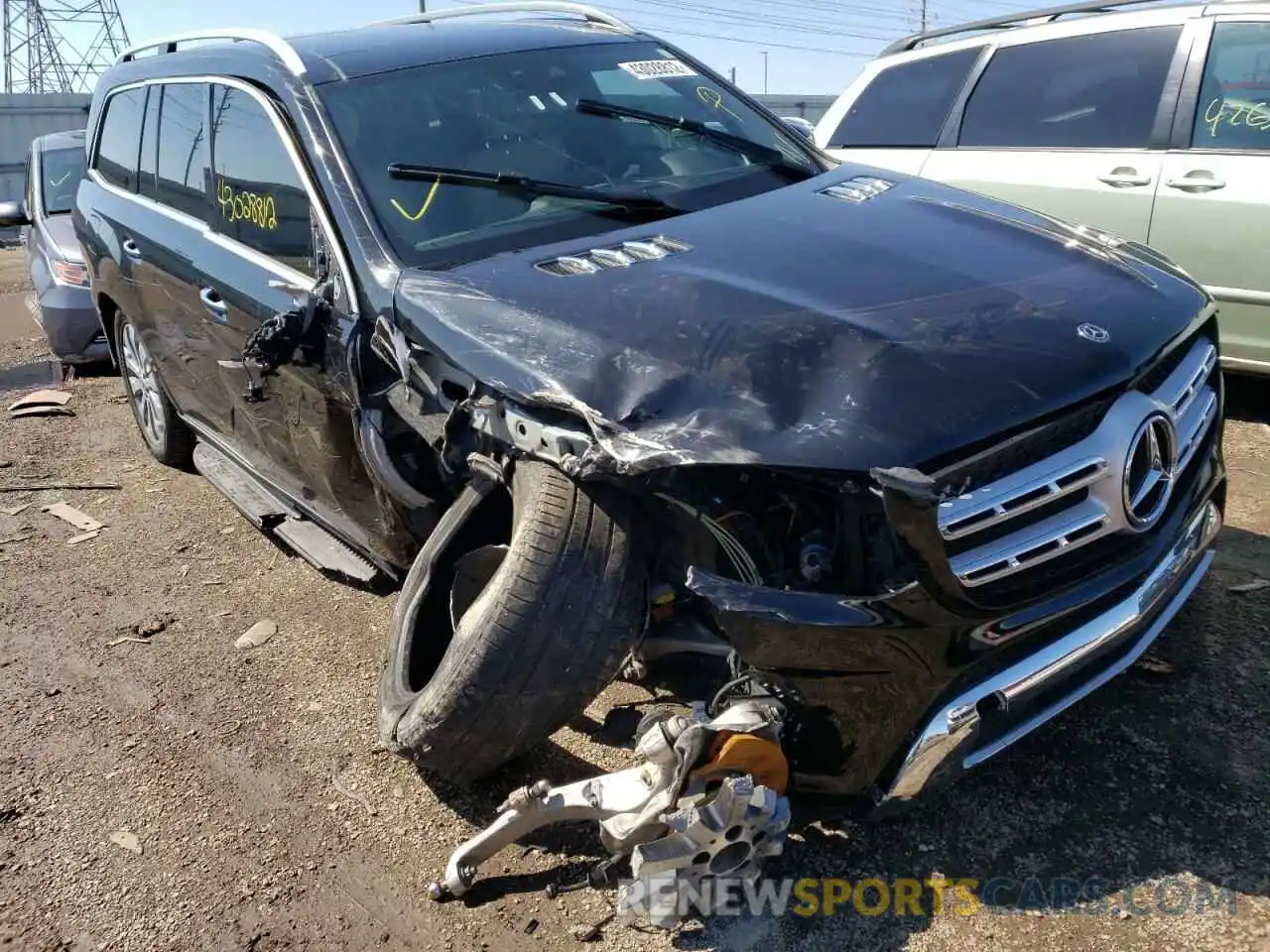 1 Photograph of a damaged car 4JGDF6EEXKB230865 MERCEDES-BENZ GLS-CLASS 2019