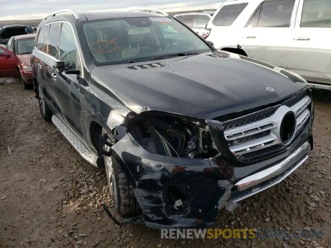 1 Photograph of a damaged car 4JGDF6EEXKB236875 MERCEDES-BENZ GLS-CLASS 2019