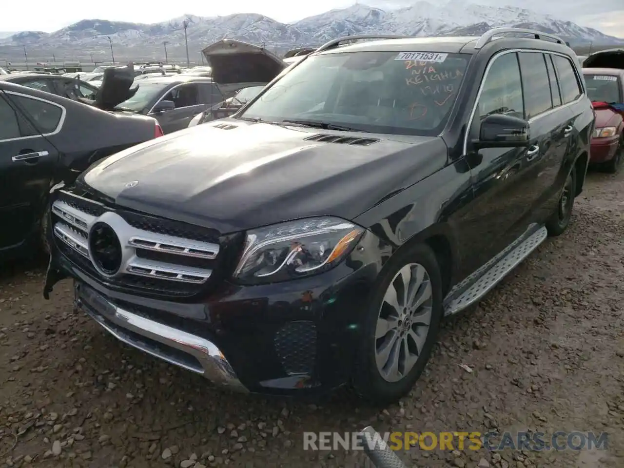 2 Photograph of a damaged car 4JGDF6EEXKB236875 MERCEDES-BENZ GLS-CLASS 2019