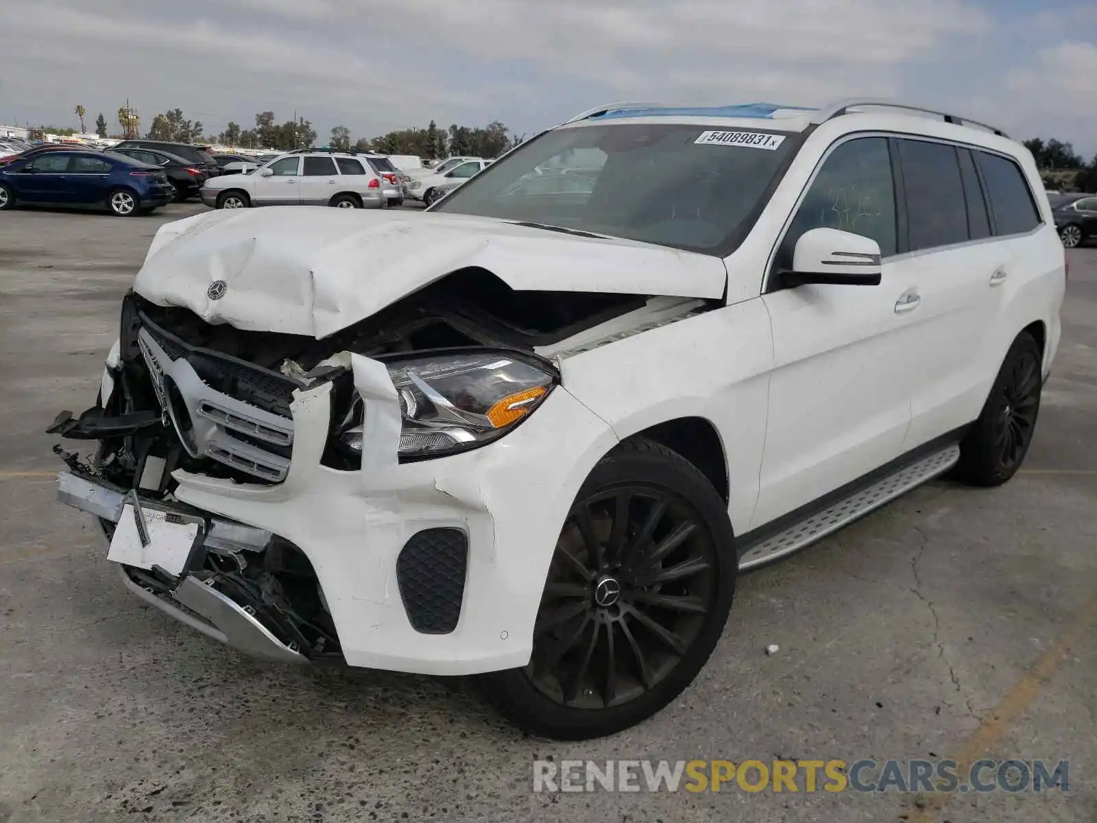 2 Photograph of a damaged car 4JGDF6EEXKB239470 MERCEDES-BENZ GLS-CLASS 2019