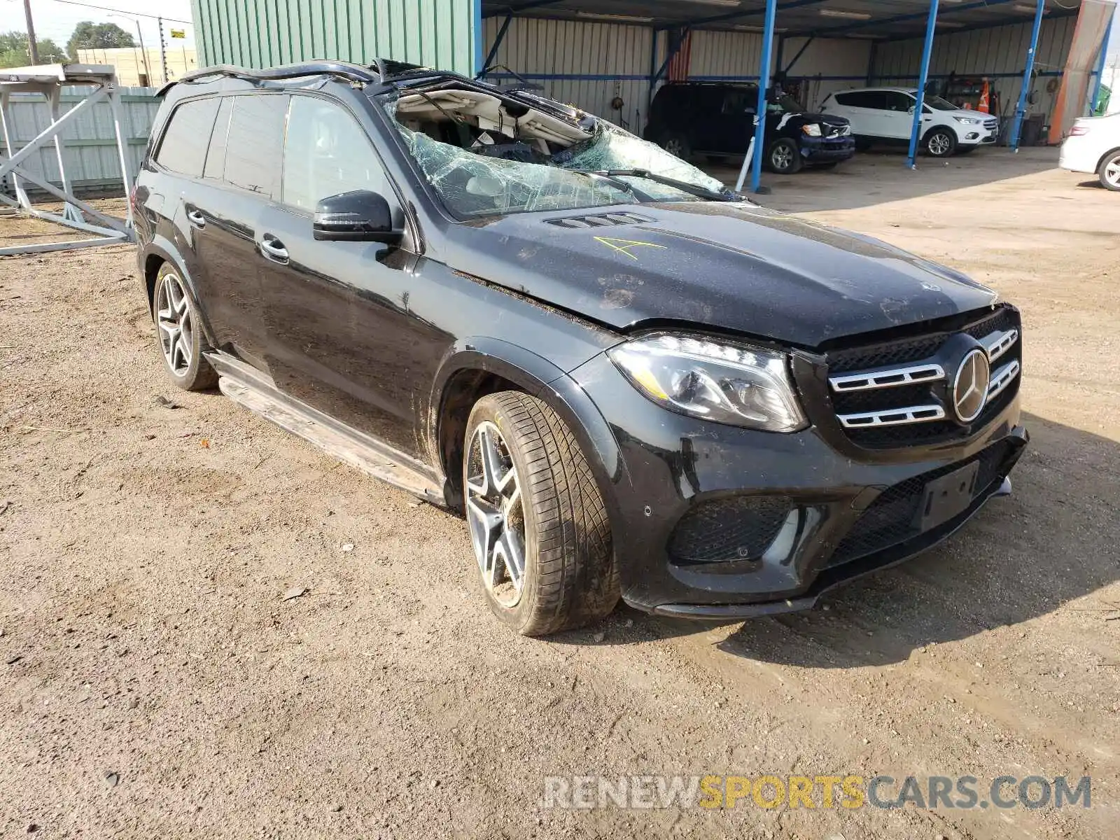 1 Photograph of a damaged car 4JGDF7DE1KB220636 MERCEDES-BENZ GLS-CLASS 2019