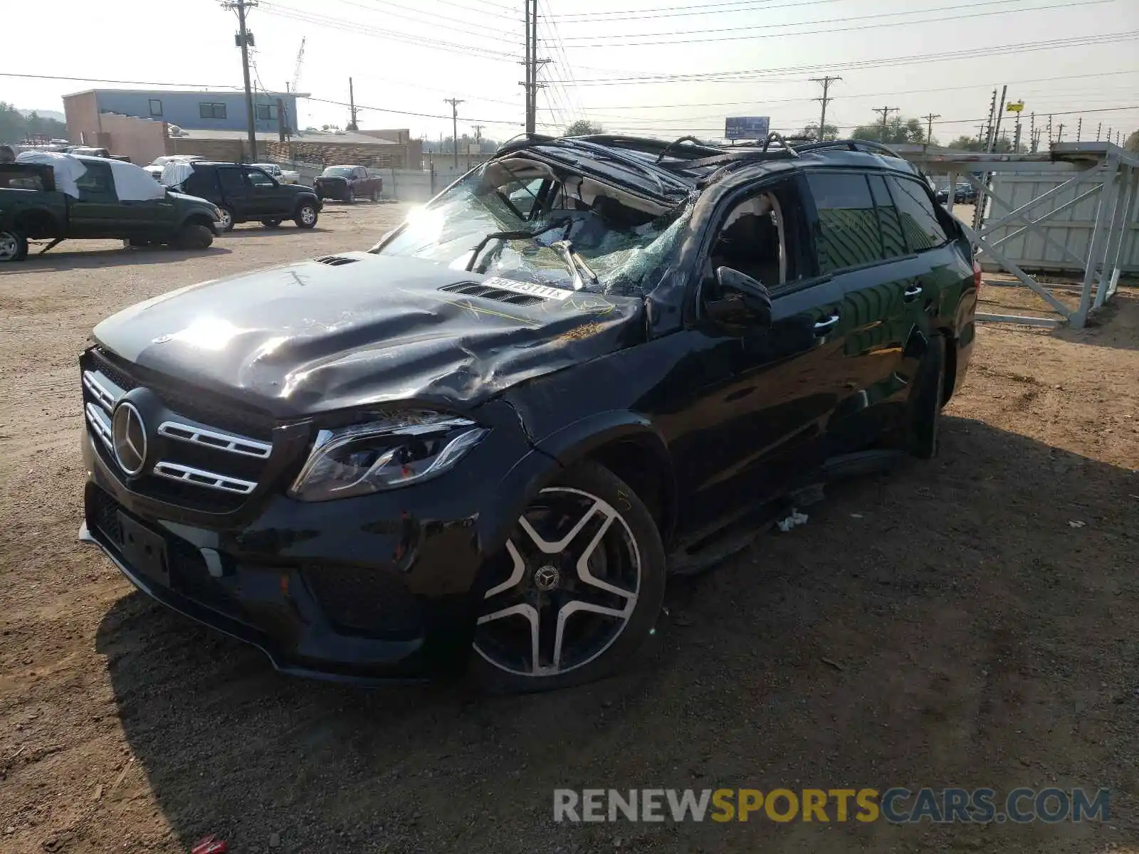 2 Photograph of a damaged car 4JGDF7DE1KB220636 MERCEDES-BENZ GLS-CLASS 2019