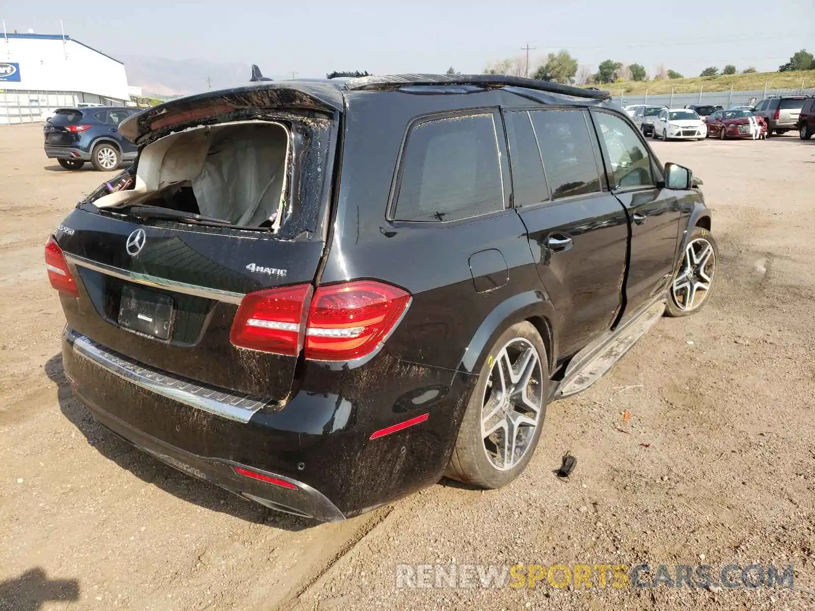 4 Photograph of a damaged car 4JGDF7DE1KB220636 MERCEDES-BENZ GLS-CLASS 2019