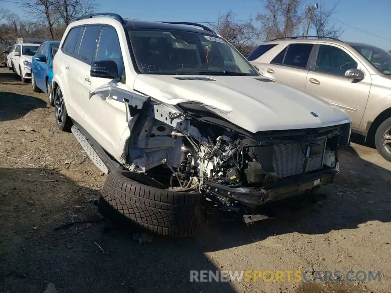 1 Photograph of a damaged car 4JGDF7DE3KB195982 MERCEDES-BENZ GLS-CLASS 2019