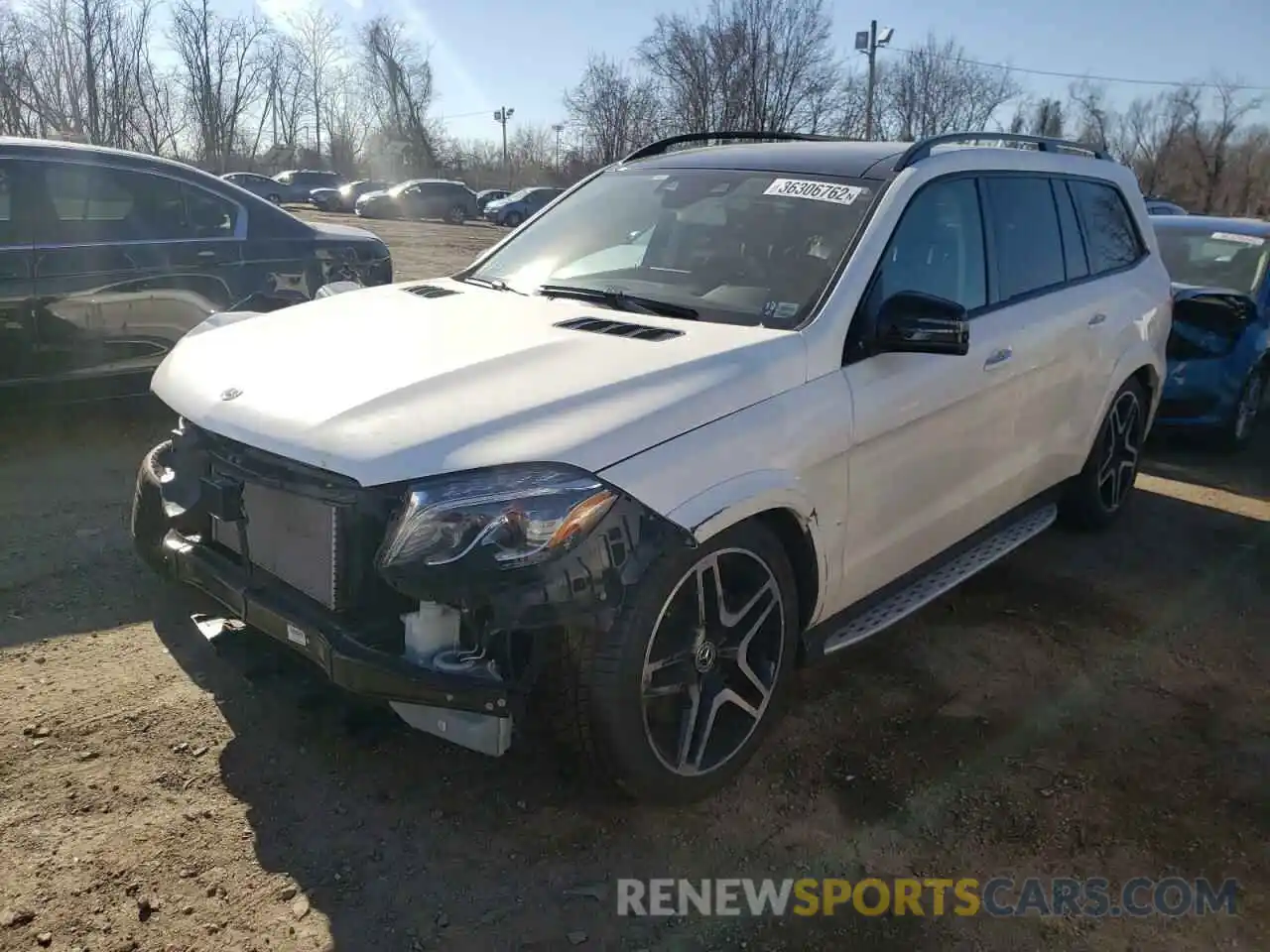 2 Photograph of a damaged car 4JGDF7DE3KB195982 MERCEDES-BENZ GLS-CLASS 2019