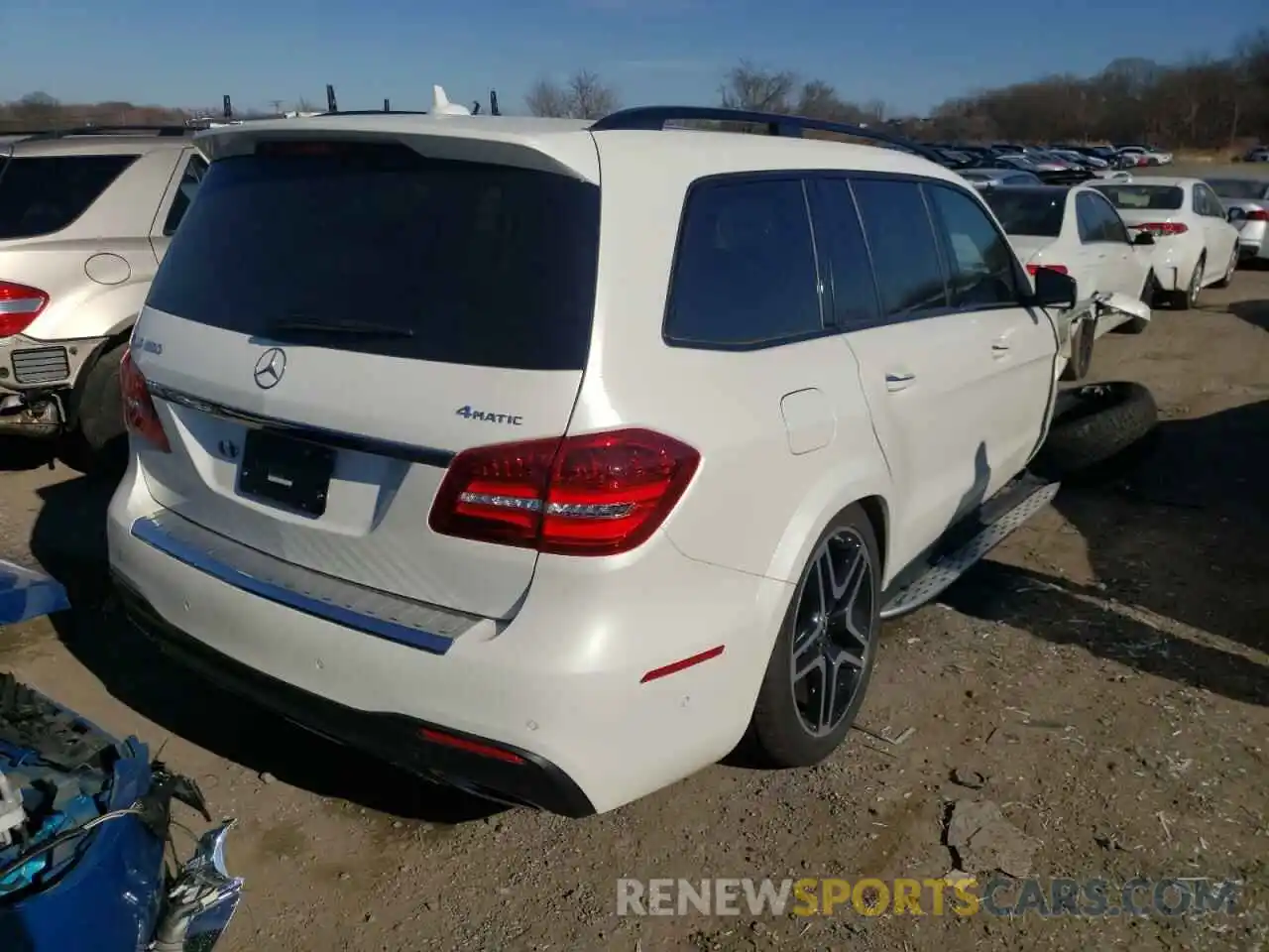 4 Photograph of a damaged car 4JGDF7DE3KB195982 MERCEDES-BENZ GLS-CLASS 2019