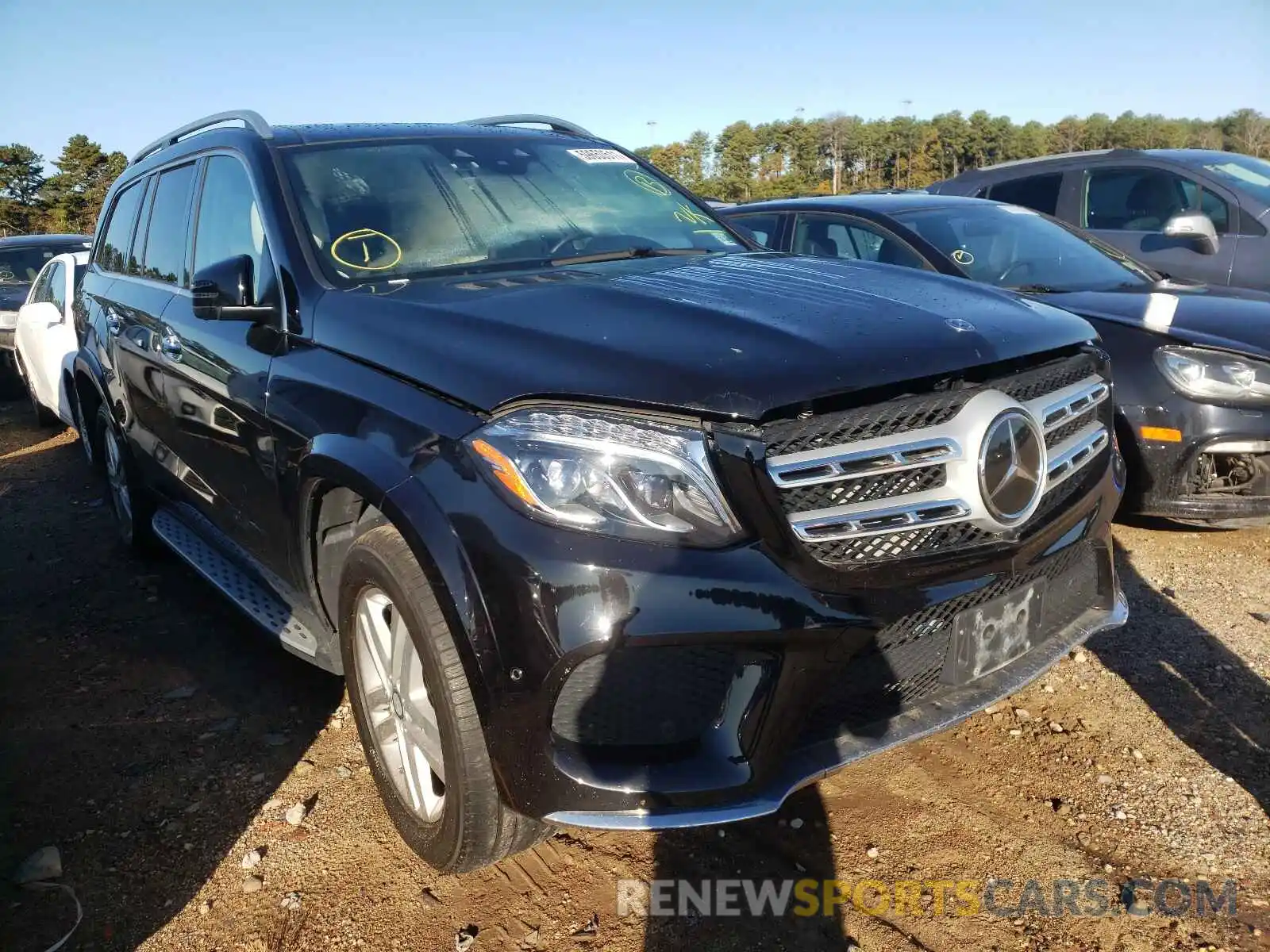 1 Photograph of a damaged car 4JGDF7DE8KB197937 MERCEDES-BENZ GLS-CLASS 2019