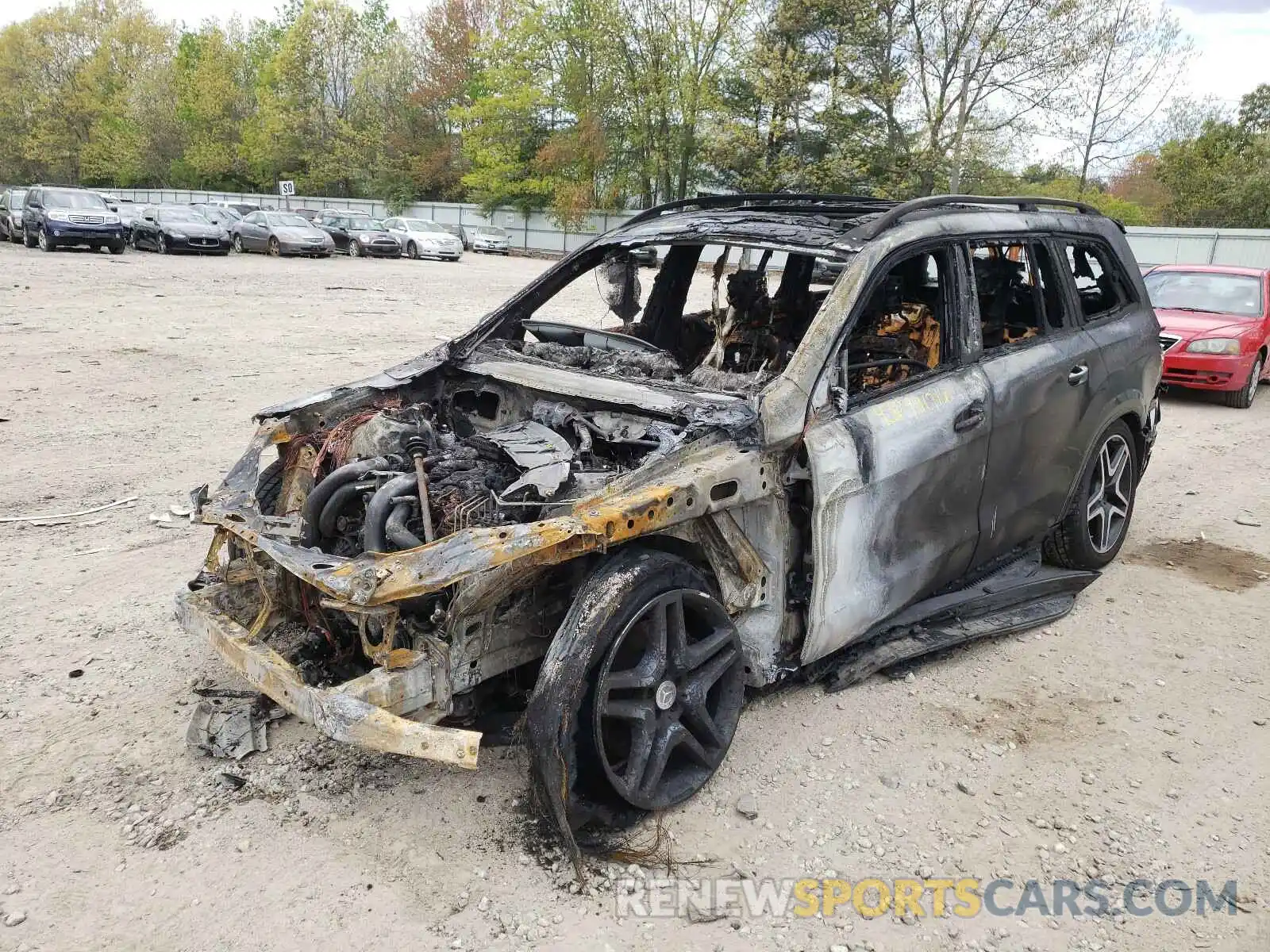 2 Photograph of a damaged car 4JGDF7DE9KB210601 MERCEDES-BENZ GLS-CLASS 2019