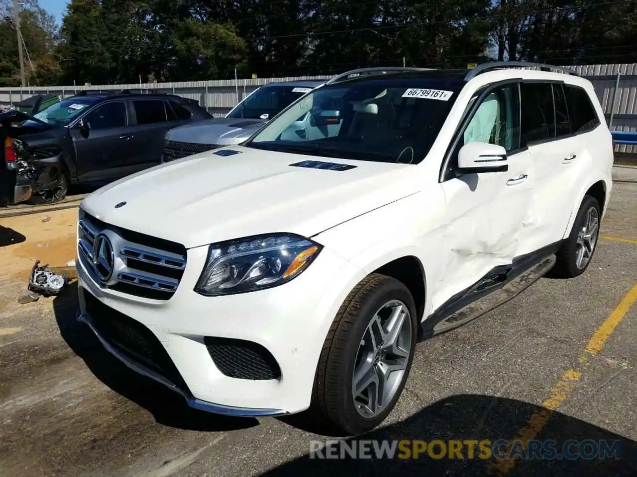 2 Photograph of a damaged car 4JGDF7DE9KB210811 MERCEDES-BENZ GLS-CLASS 2019