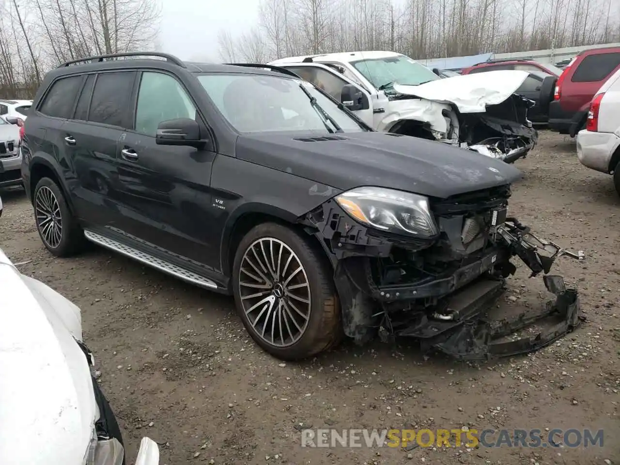 1 Photograph of a damaged car 4JGDF7FE0KB196343 MERCEDES-BENZ GLS-CLASS 2019