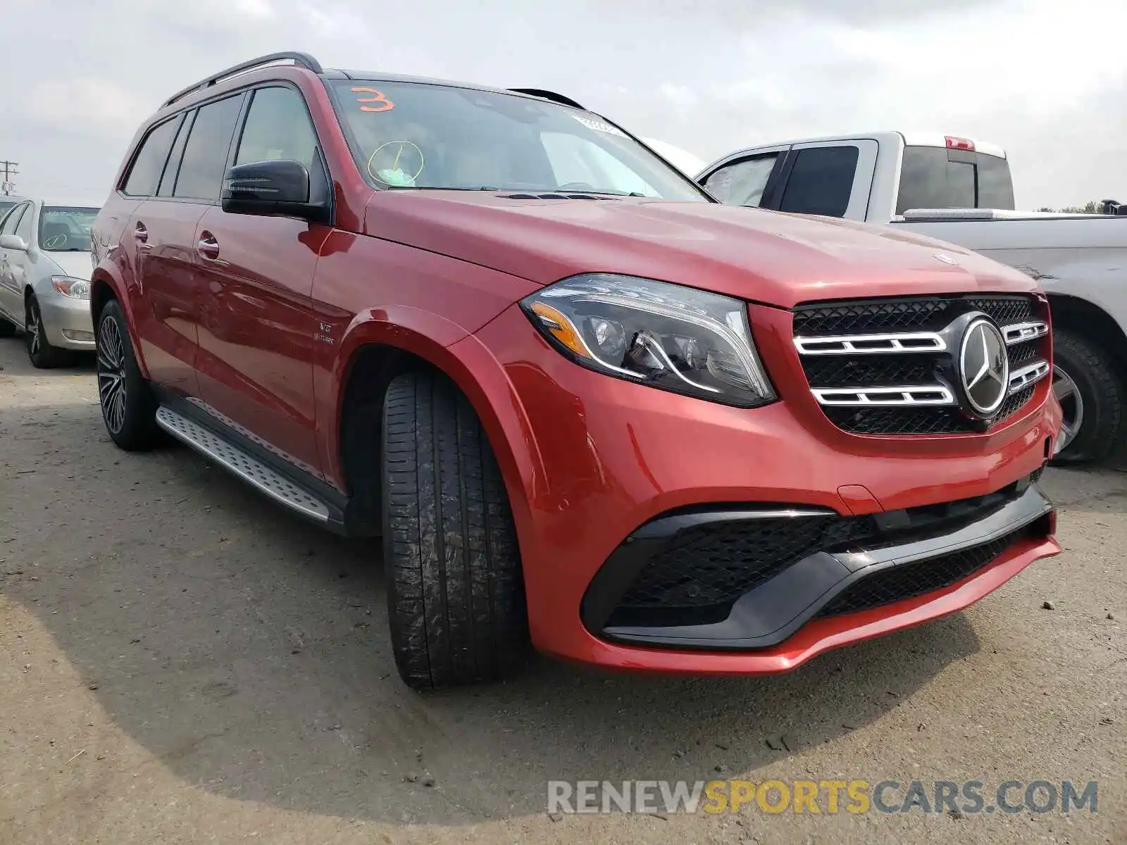 1 Photograph of a damaged car 4JGDF7FE3KB201843 MERCEDES-BENZ GLS-CLASS 2019