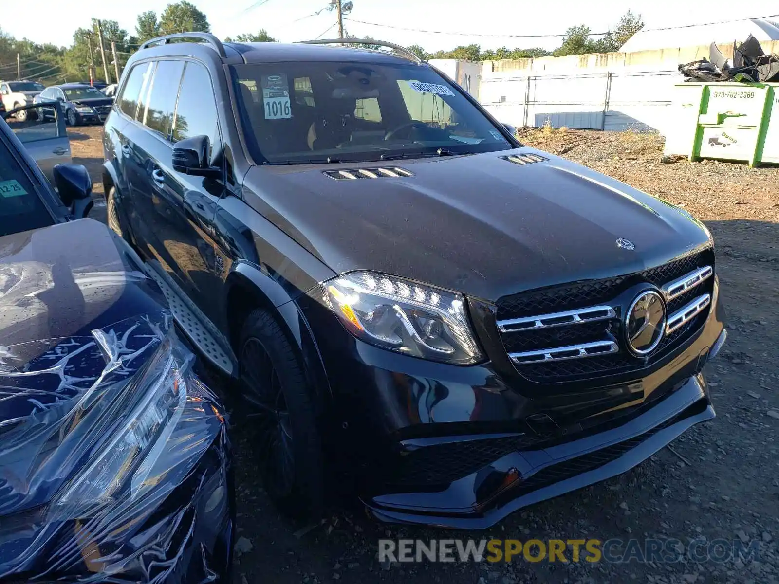 1 Photograph of a damaged car 4JGDF7FE4KB224306 MERCEDES-BENZ GLS-CLASS 2019