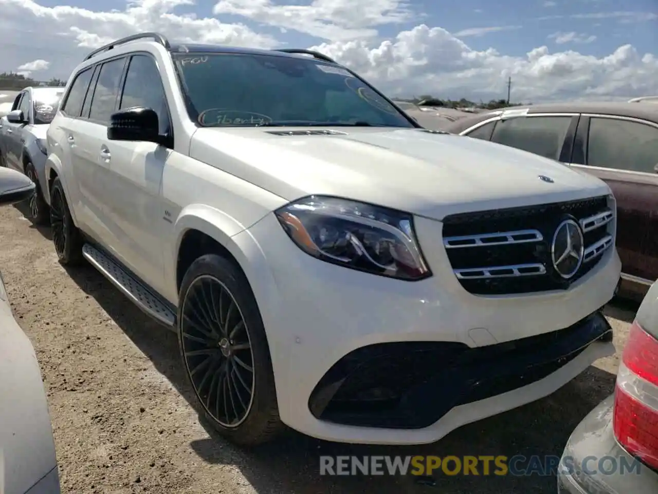 1 Photograph of a damaged car 4JGDF7FE6KB186156 MERCEDES-BENZ GLS-CLASS 2019